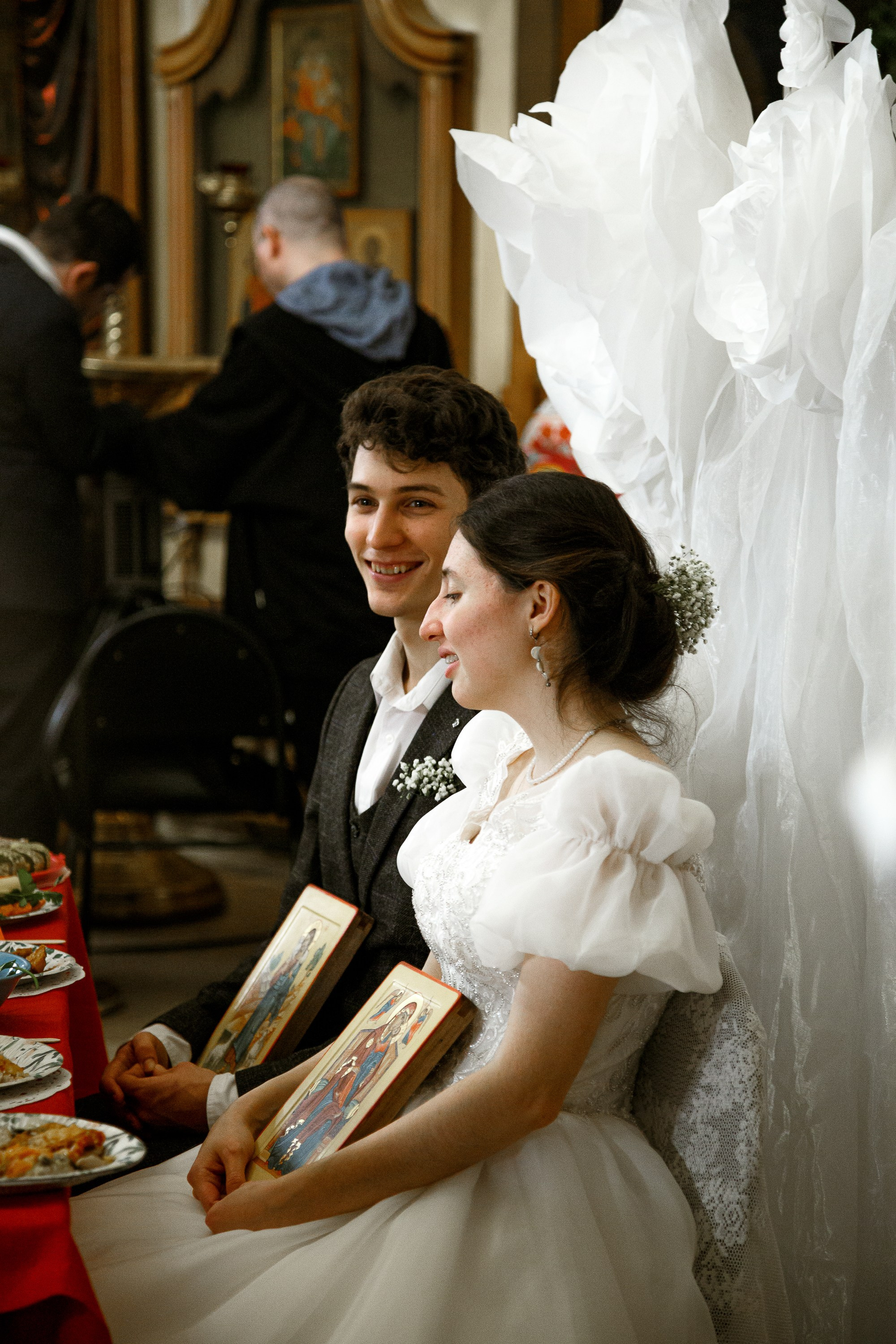 Венчание в храме Космы и Дамиана в Шубине