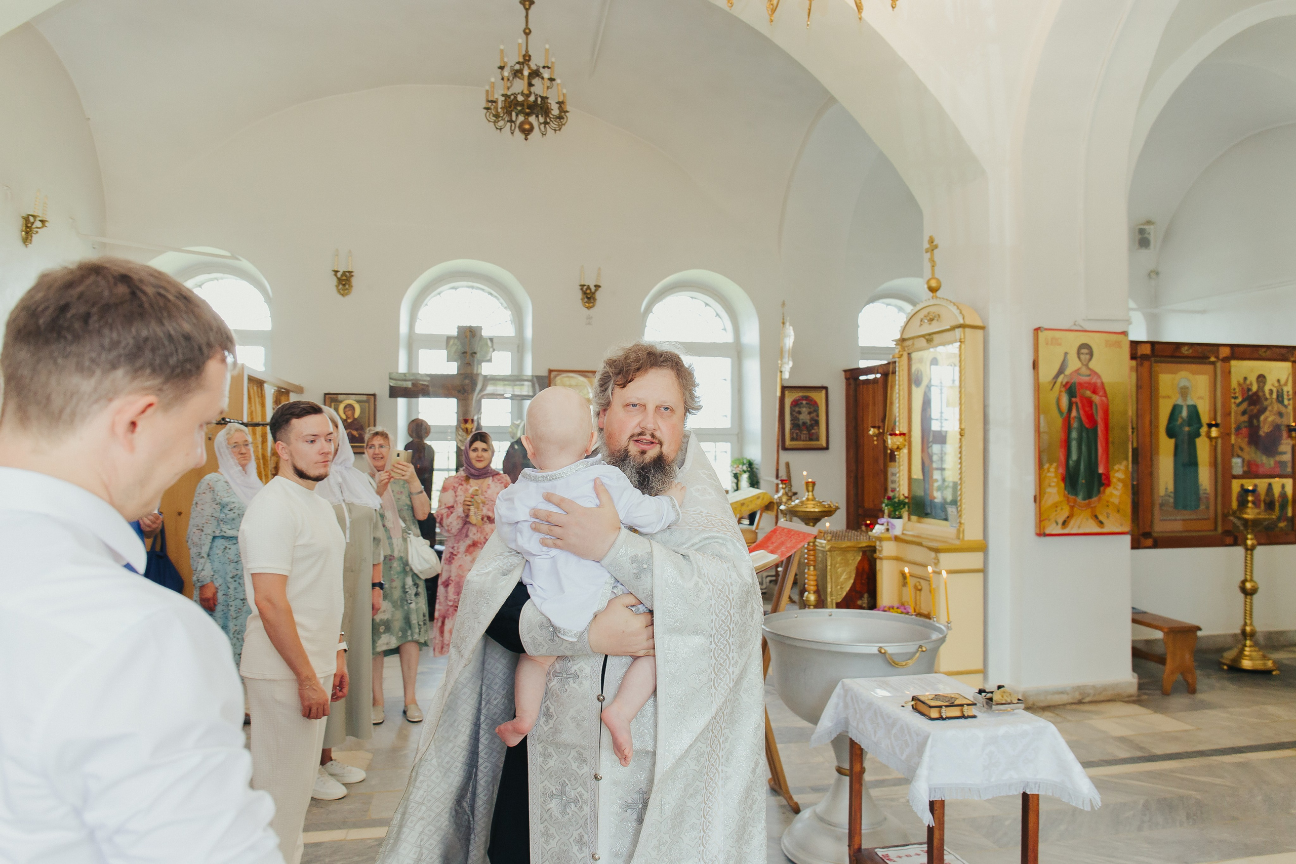 Фотосъемка Крещения в Сергиевом Посаде. Фотограф новорожденных и детский в Сергиевом Посаде Кругликова Юлия