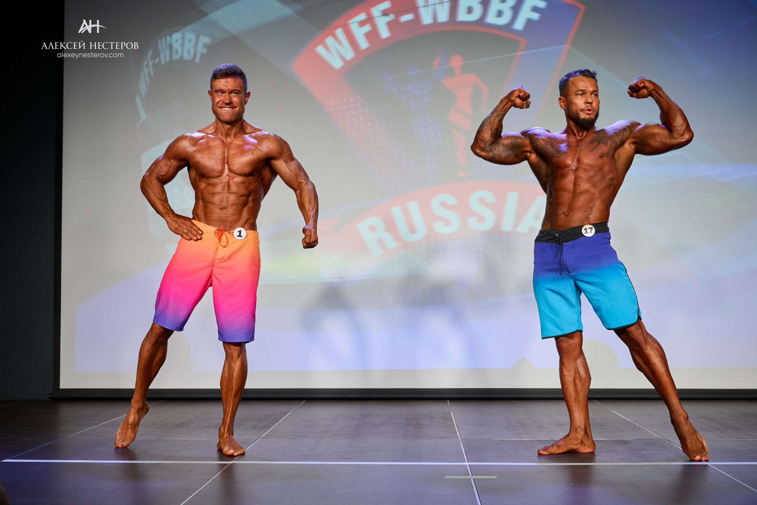 Фото с турнира «Прометей 2, WFF-WBBF Russia» 26 октября 2025. Спортивный фитнес фотограф Алексей Нестеров