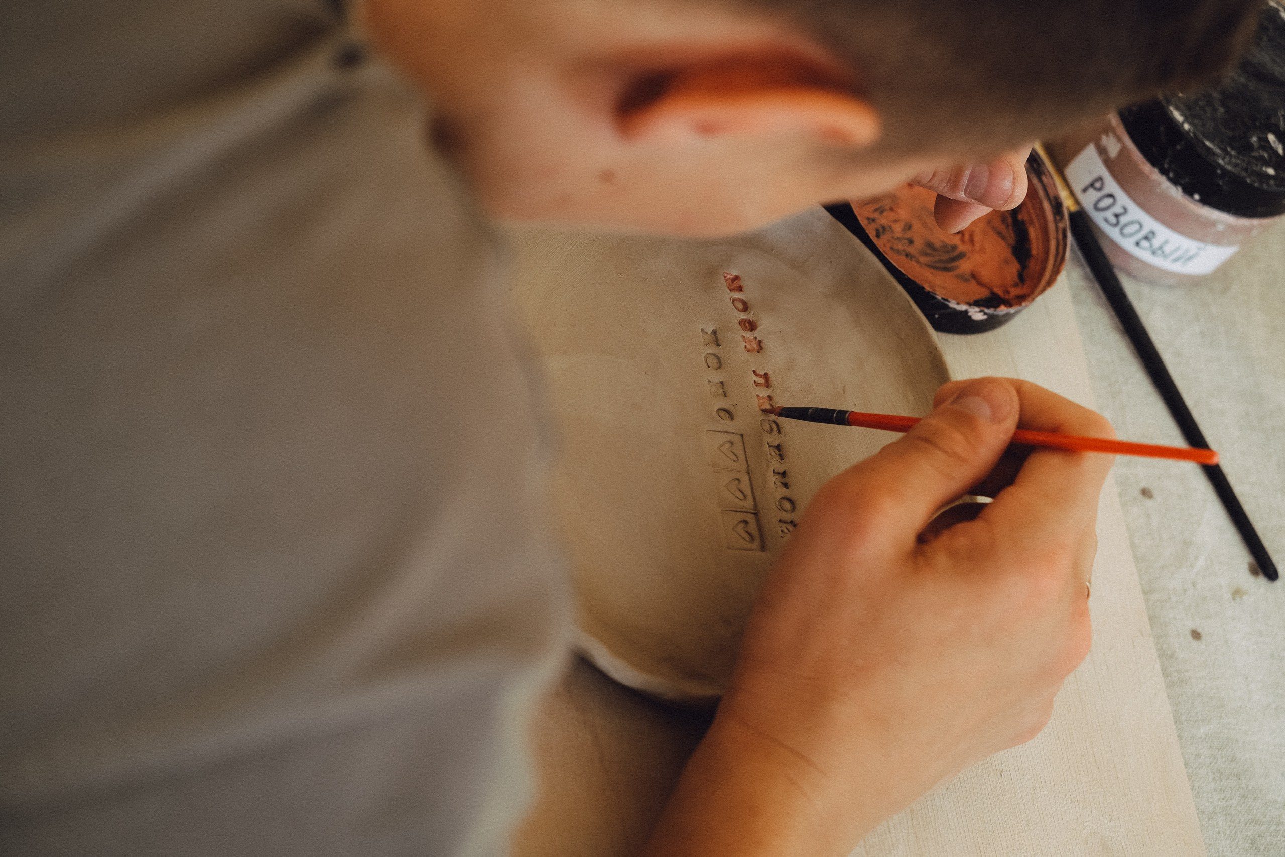 Любовь в студии лепки. Профессиональный фотограф, Санкт-Петербург — Виктория Богомолова