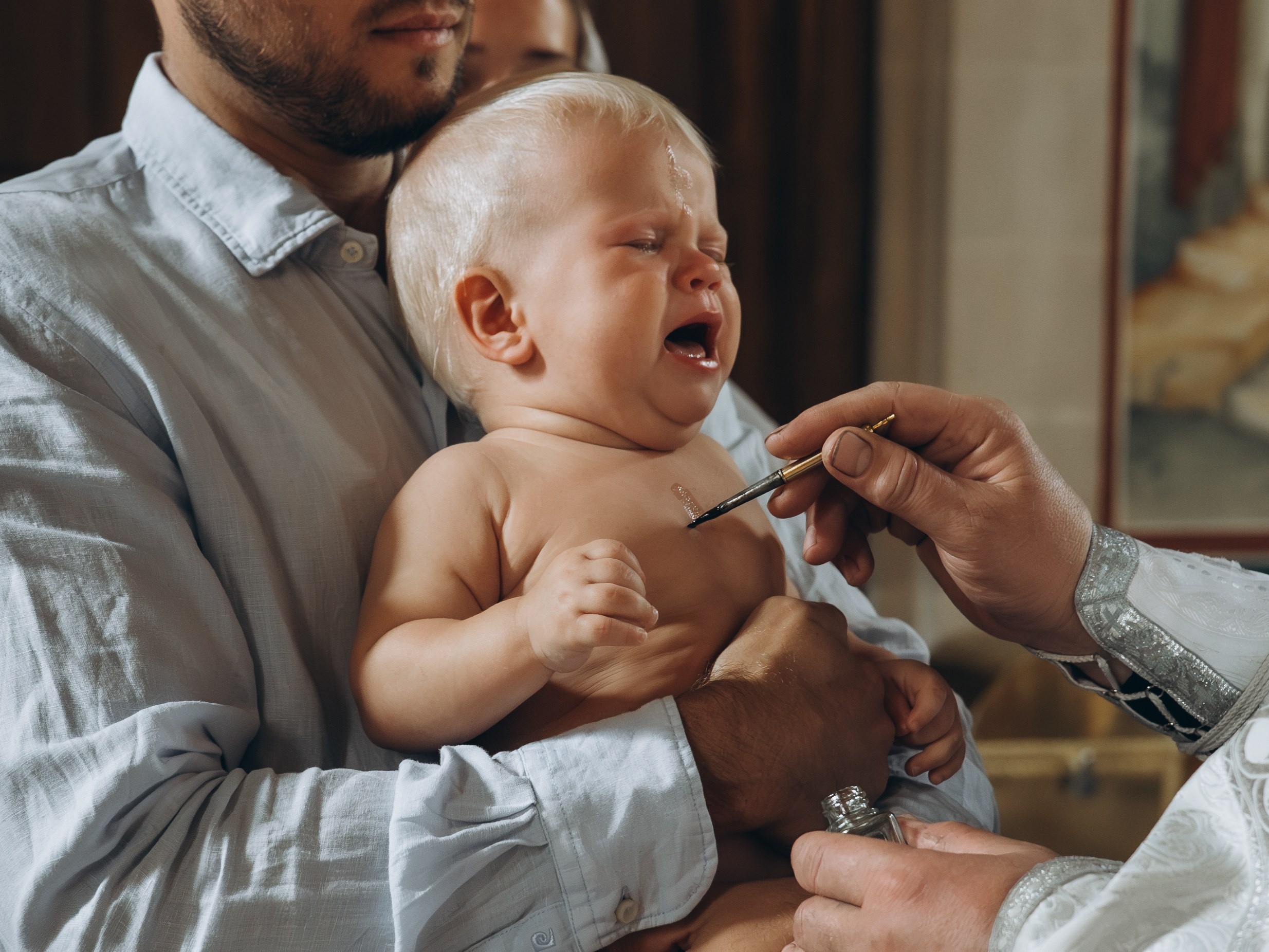Крещение Александра. Фотограф Ольга Рубцова в Москве и Московской области