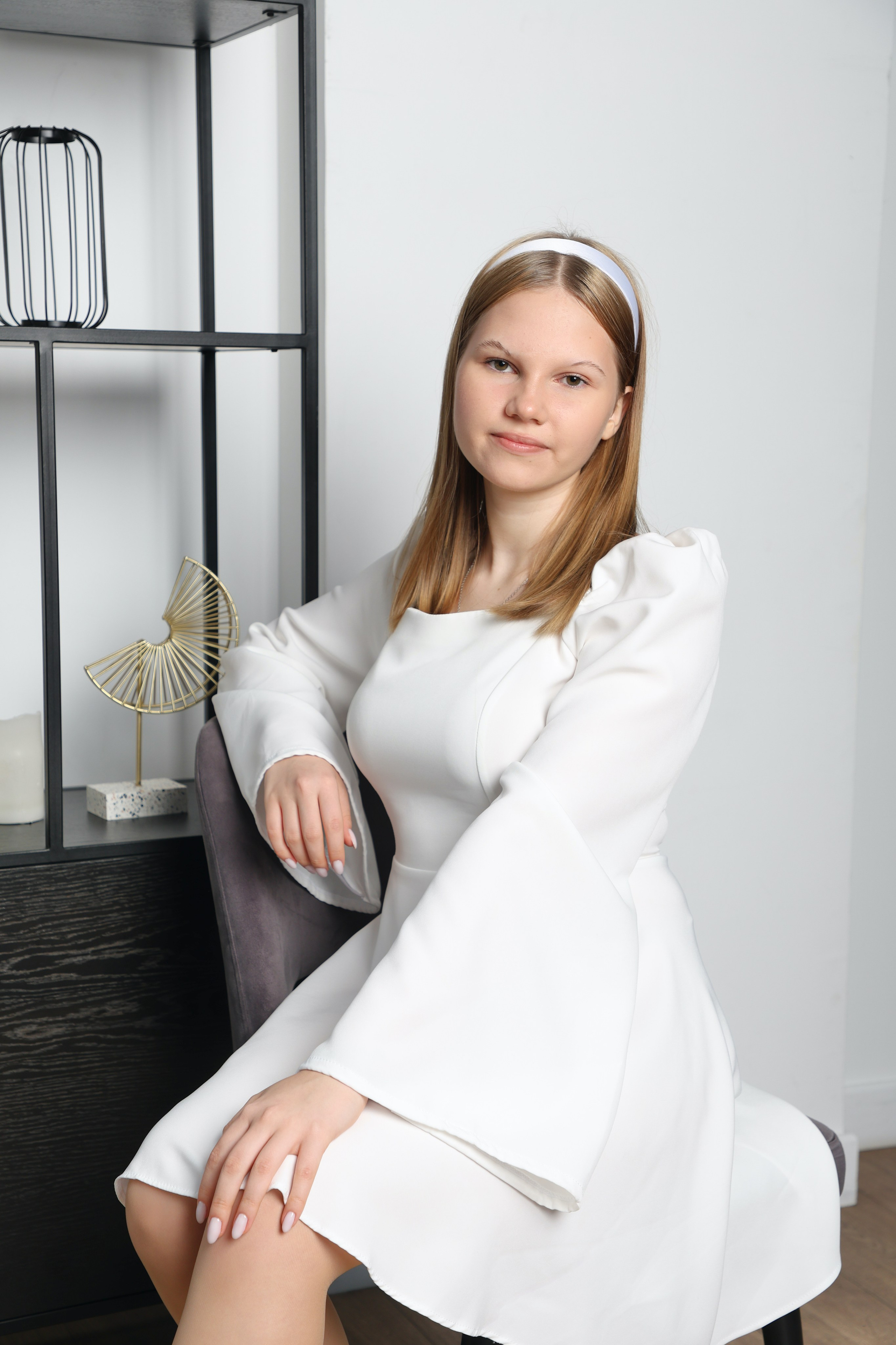 Съёмка в студии. Школьные выпускные альбомы в Москве Марина Николаева