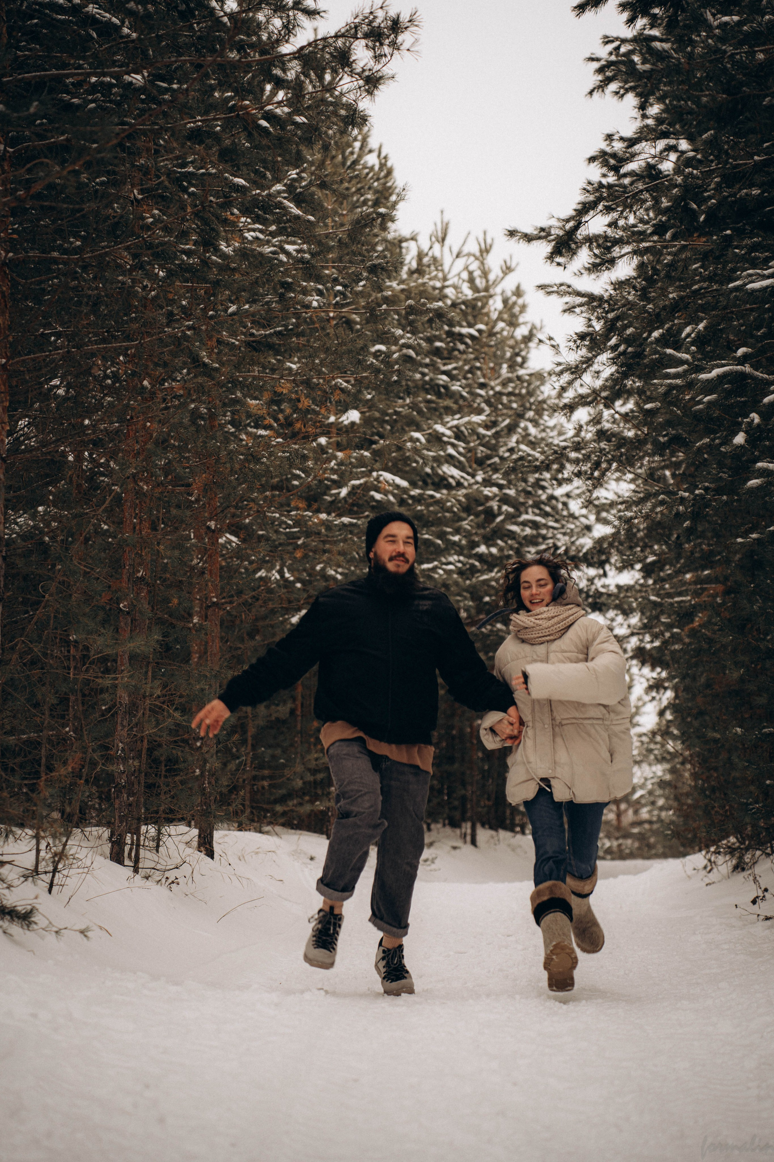 Романтичный снегопад. Алиса Никитцова | Фотограф в Казани