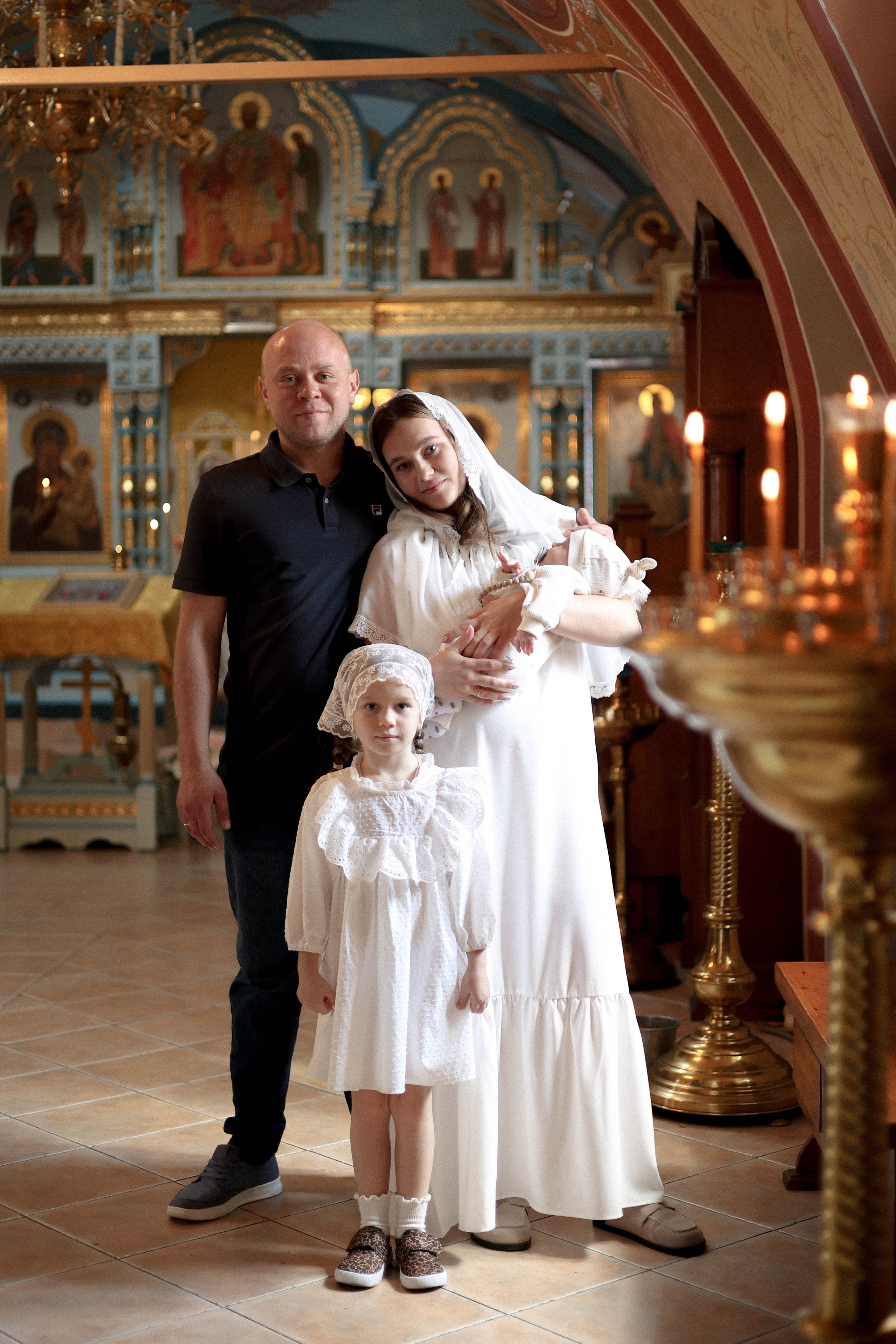 Крещение Софии. Фотограф Анастасия Кувшинова Москва