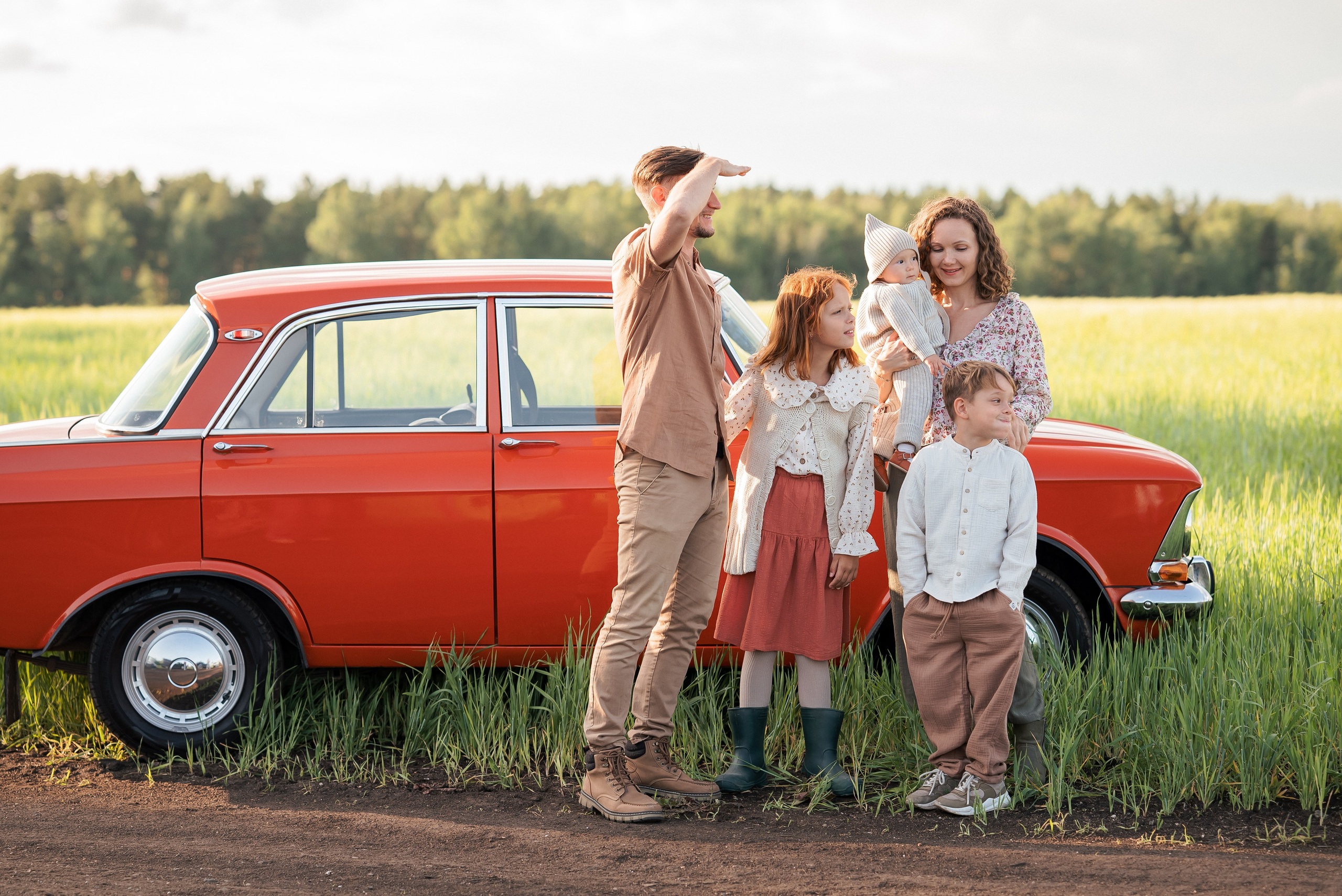 Владимир & Яна с детками. Семейный и детский фотограф в Екатеринбурге Валерия Нагибина