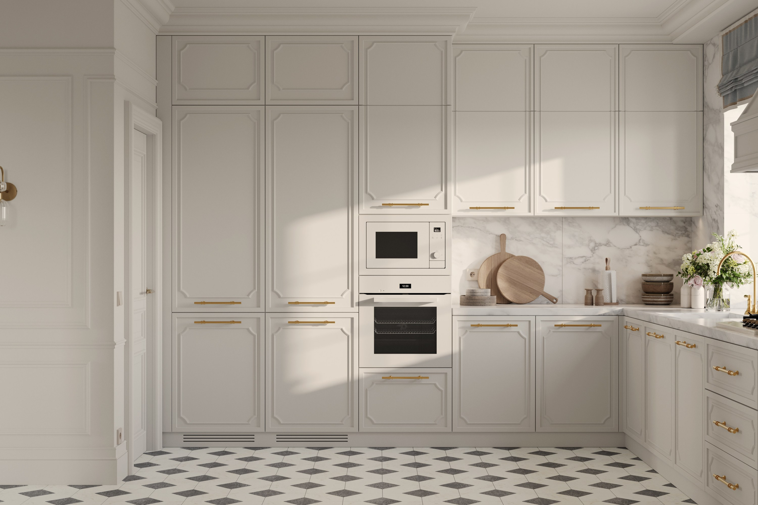 Дом 320 м² для большой семьи в Парижском стиле🤍