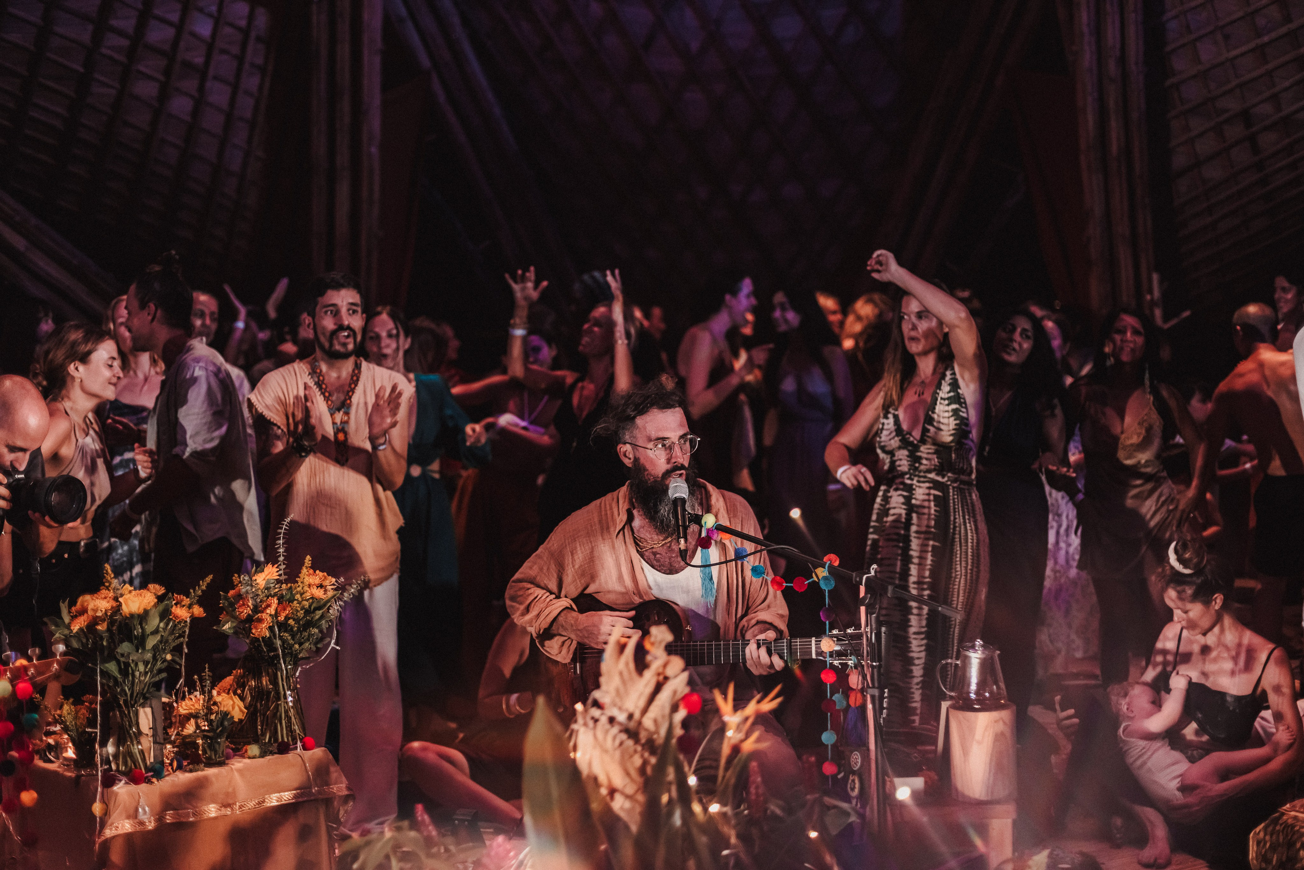 Hanuman Project kirtan at Alchemy march. Mariam Bagdasaryan