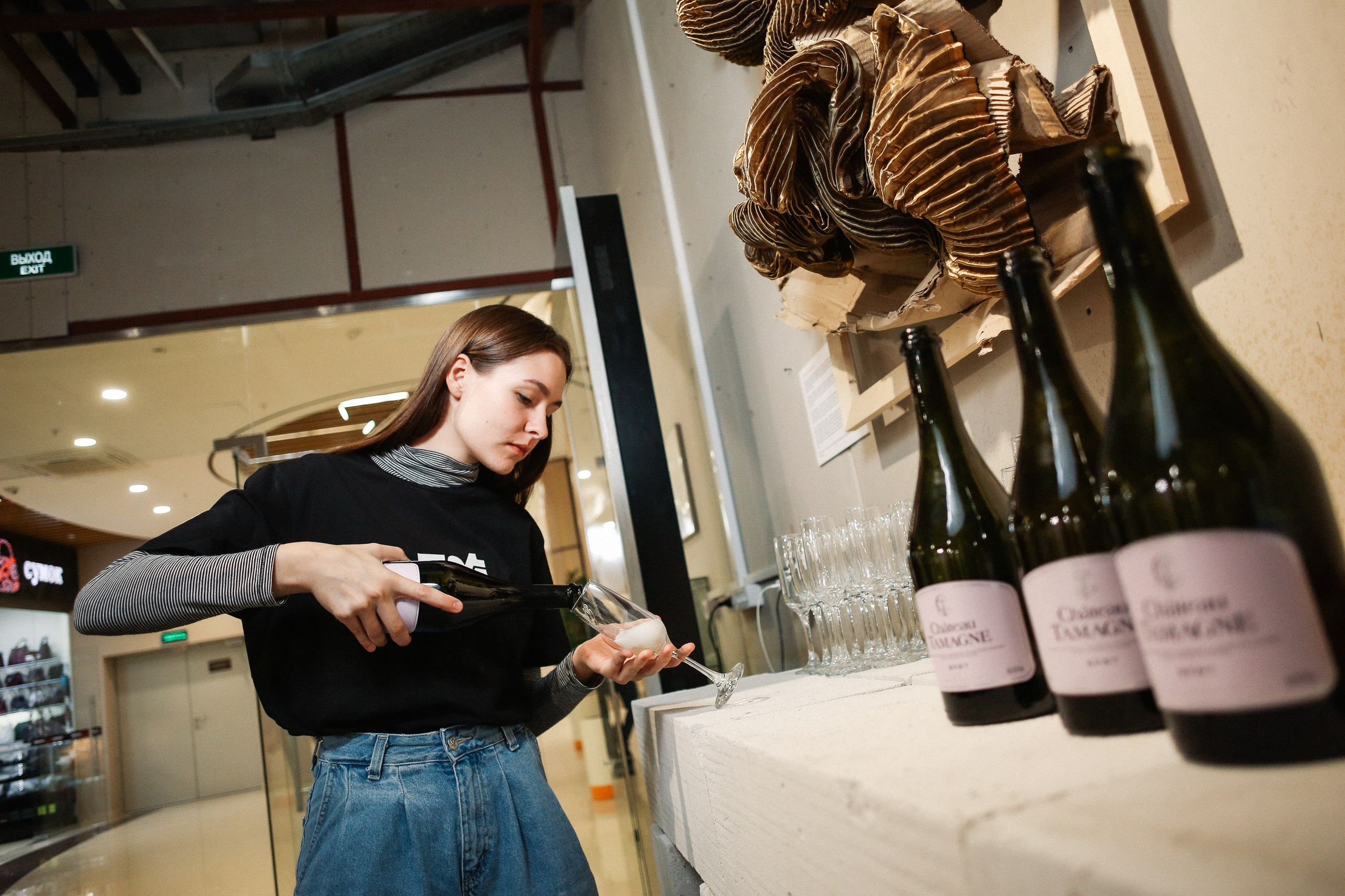 Открытие выставки в галерее. Портретный и репортажный фотограф. Мыльников Илья