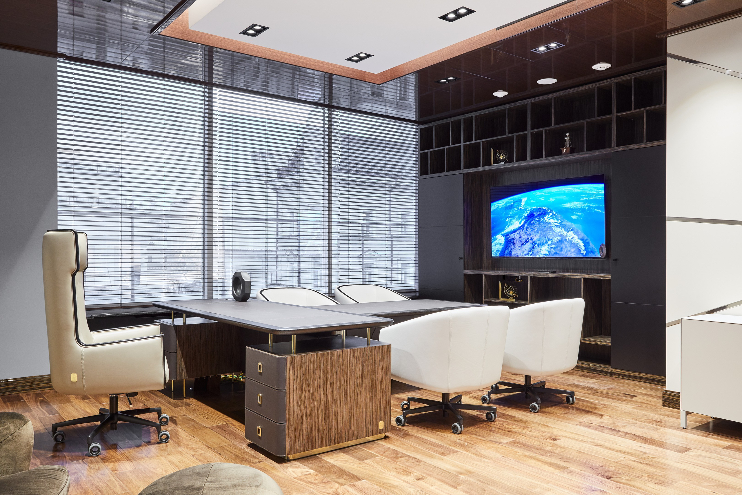 Modern style luxury office interior - photographer Andrey Dunin