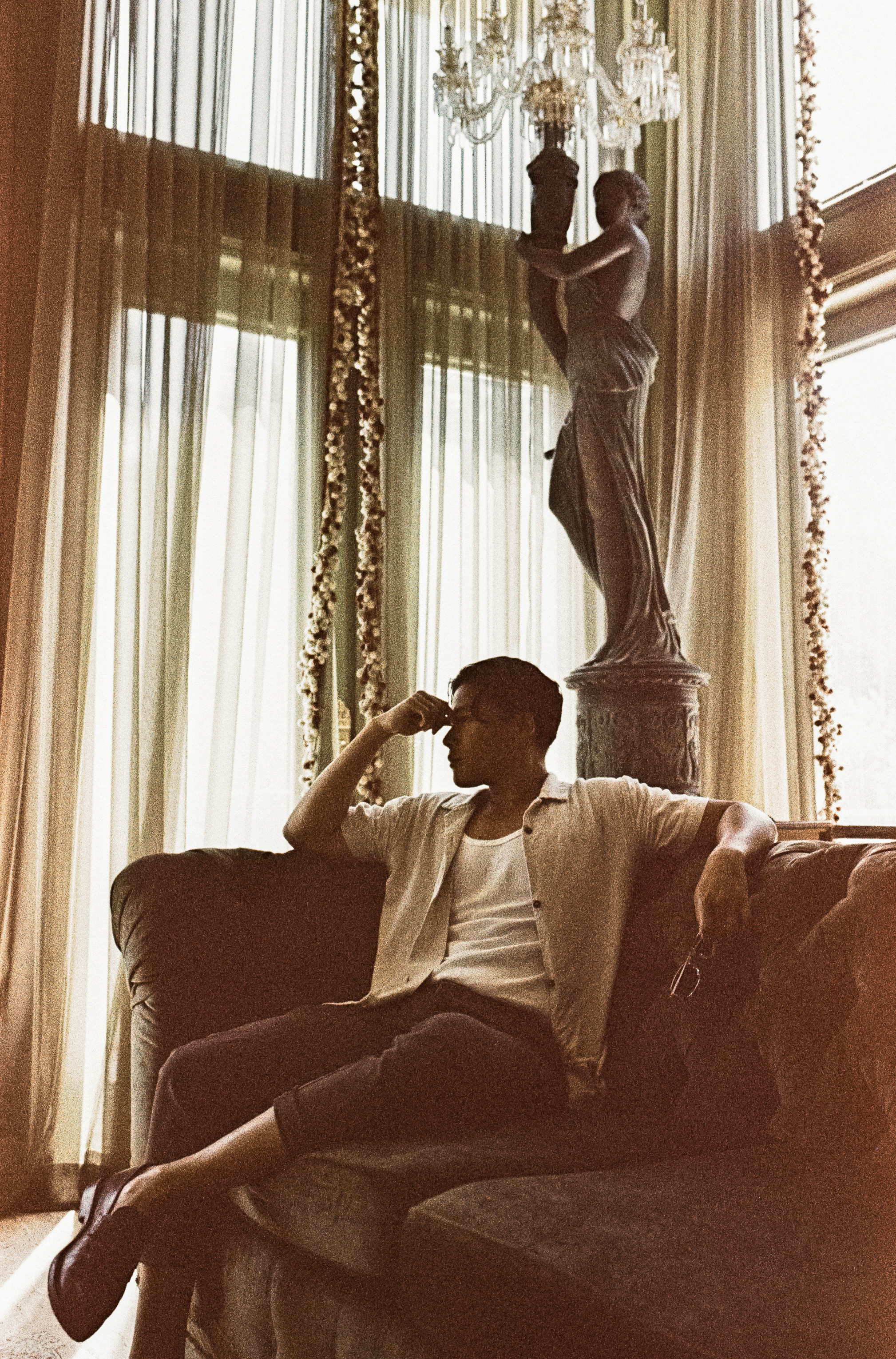 Male portrait. Film photographer in Los Angeles Anastasiya Pankova