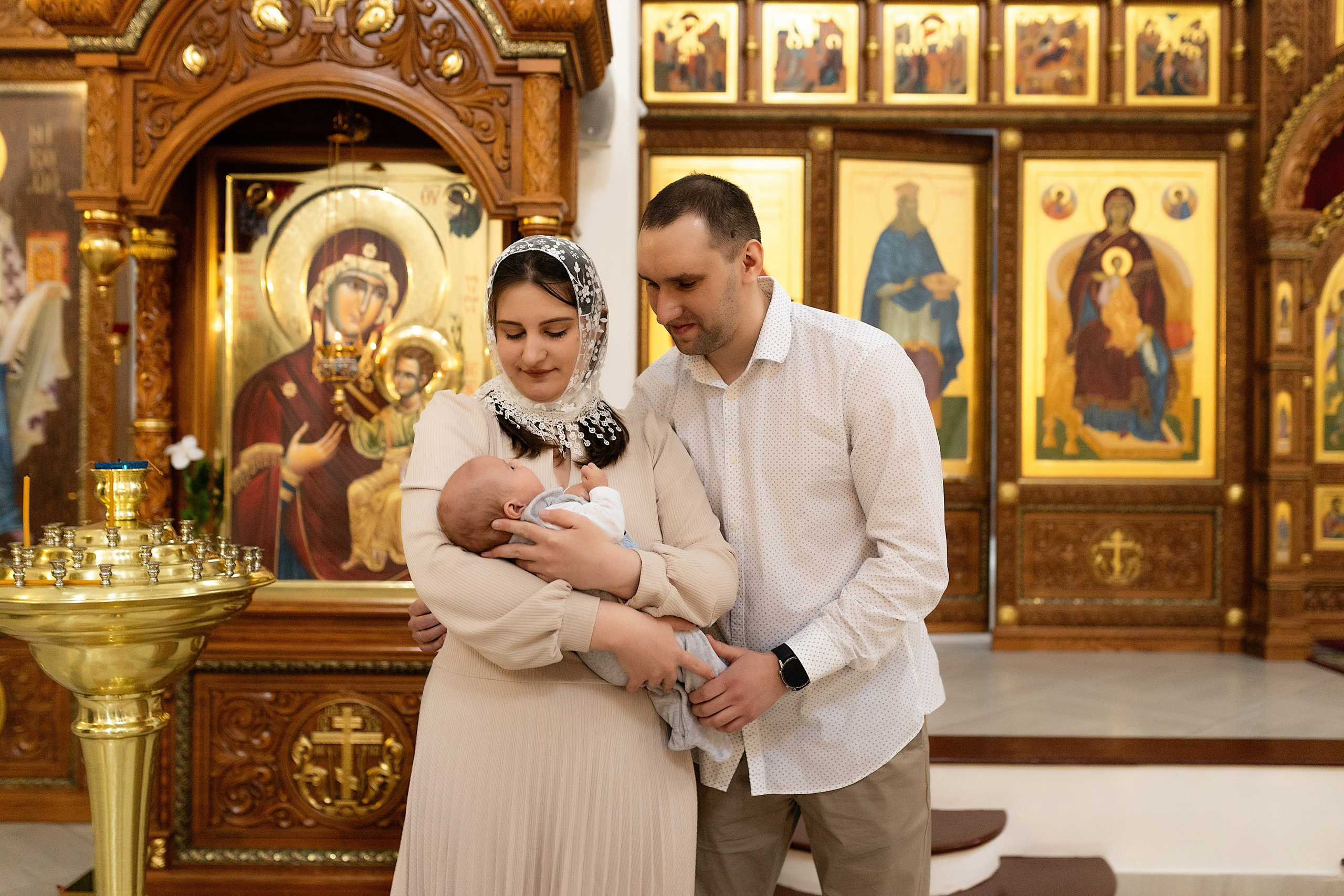 Таинство крещения Алисы. Фотограф в Железнодорожном и Балашихе