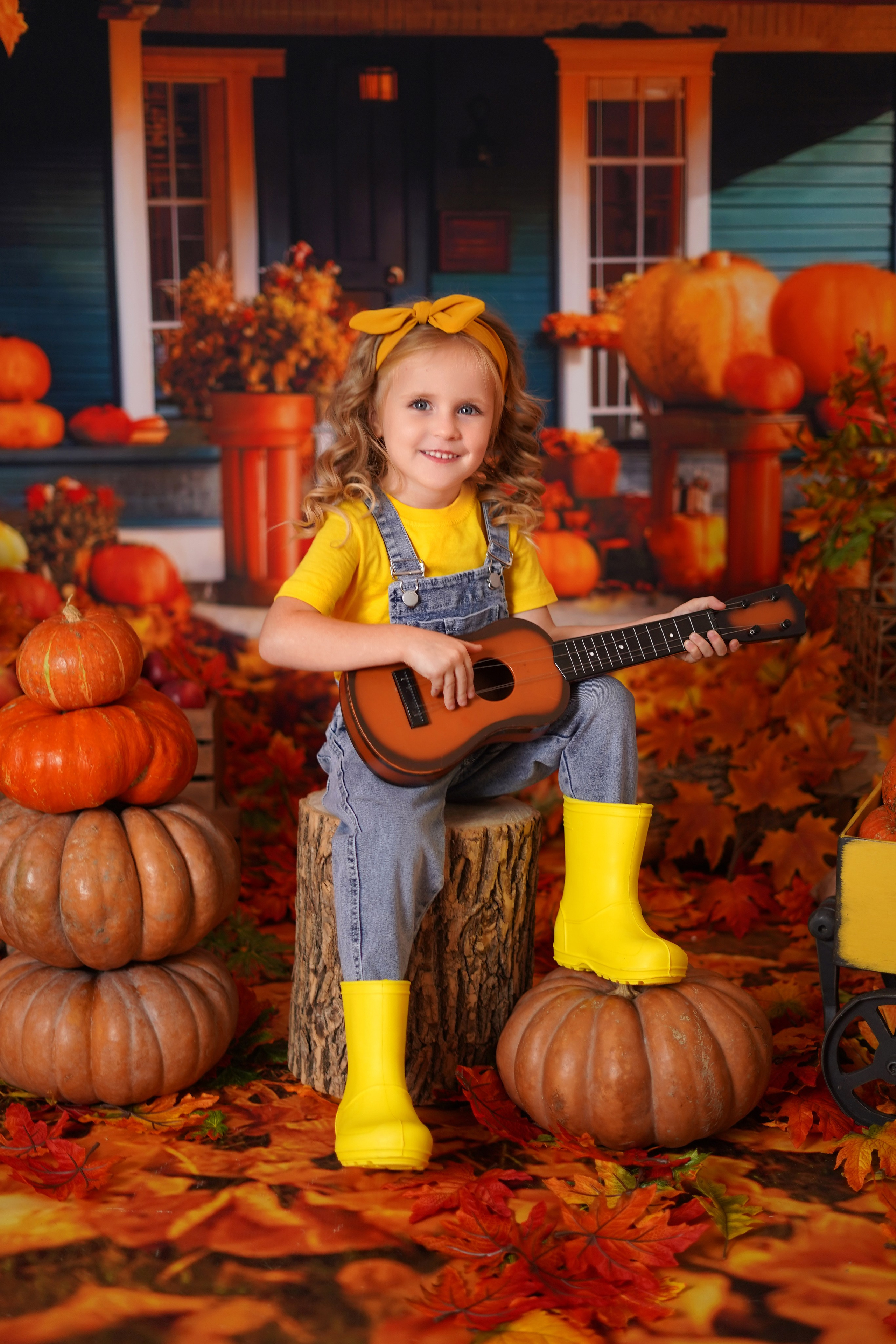 Осенний фотодень в студии Антураж. Детский семейный фотограф Краснодар