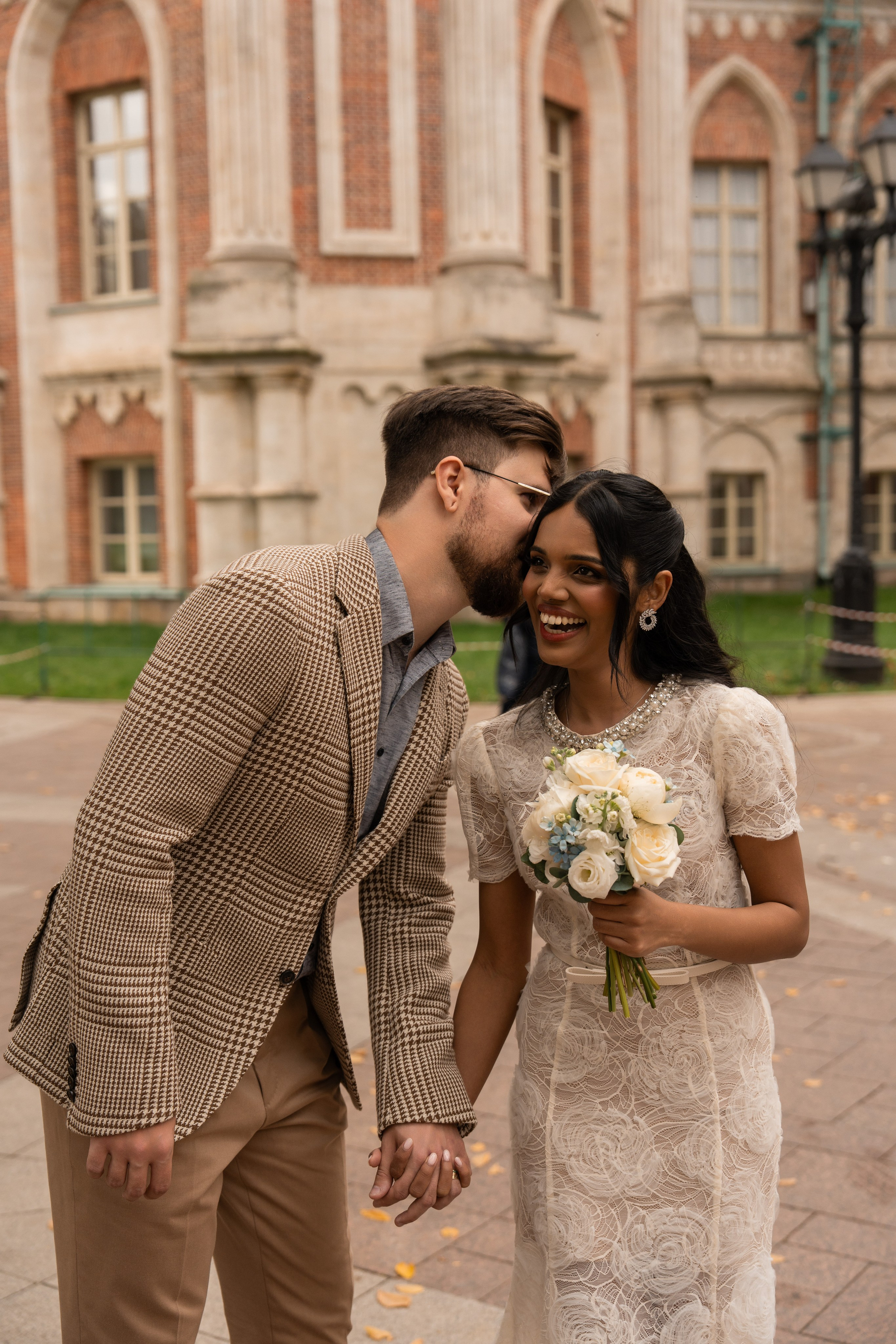 Максим и Харша, Царицыно. Свадебный фотограф в Москве Анна Полушина