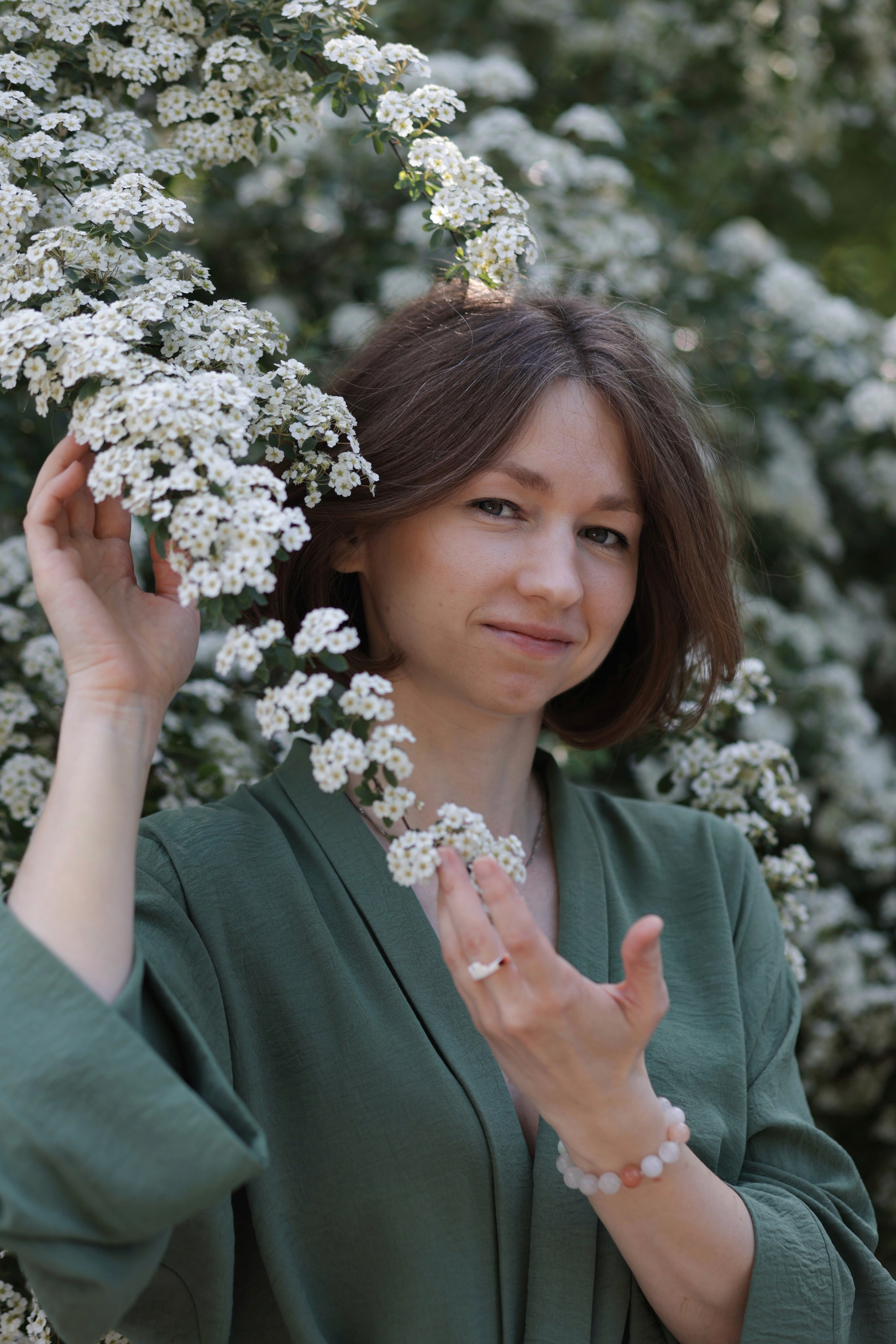 Цветение. Йога. Аптекарский огород. Портретный фотограф Москва