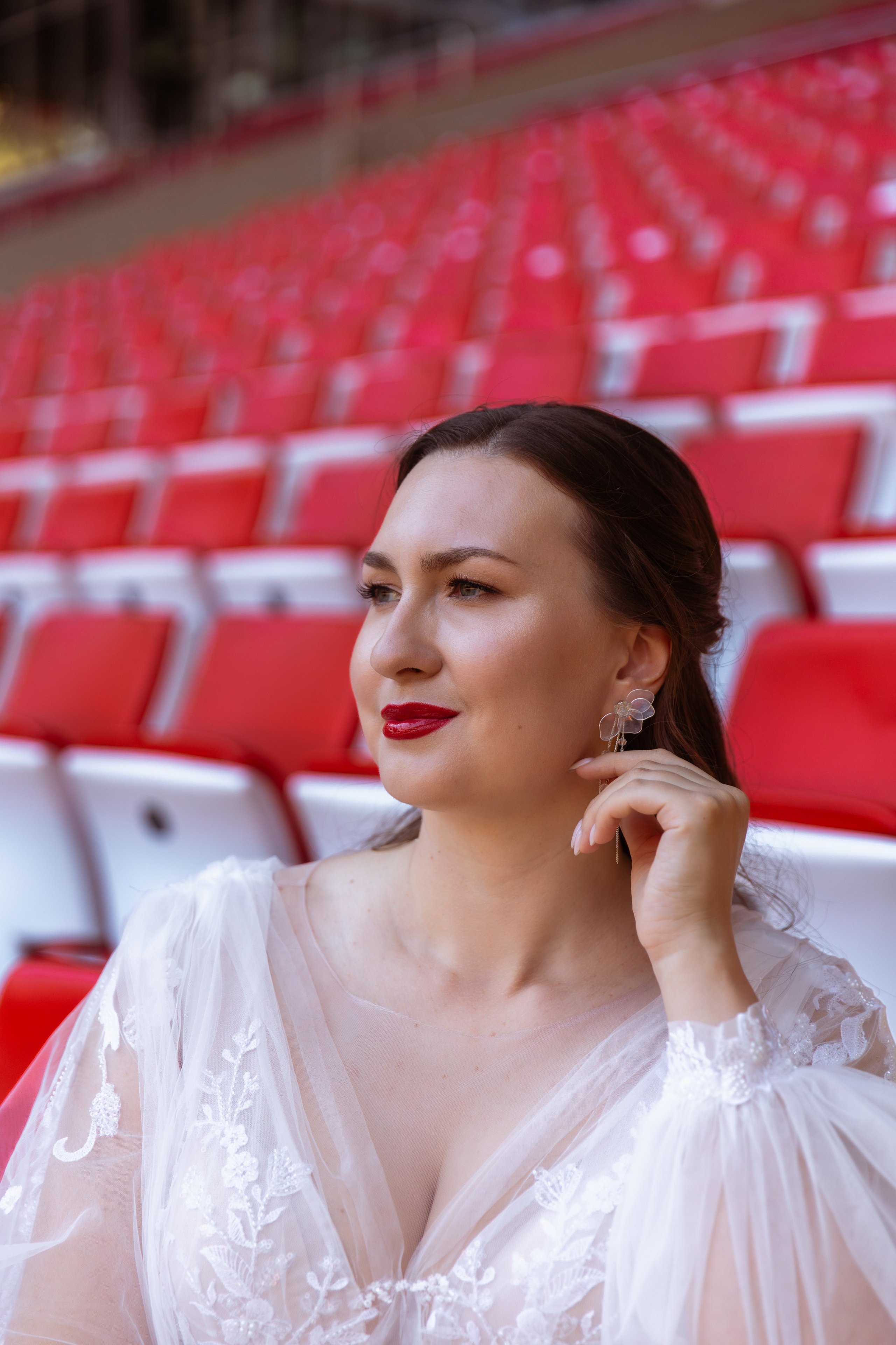 На стадионе Спартак. Свадебный и семейный фотограф Москва и Московская область