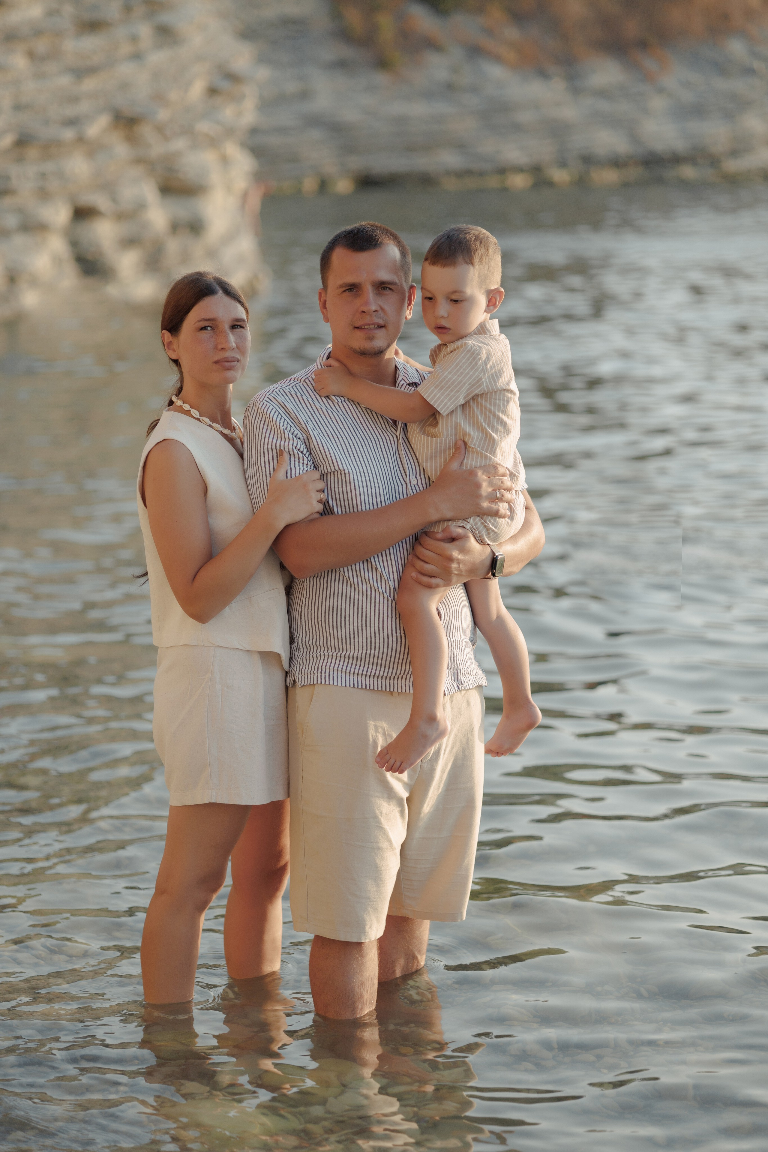 Закат на пляже Метрополь. Семейный и портретный фотограф в Геленджике Любовь Бодрова