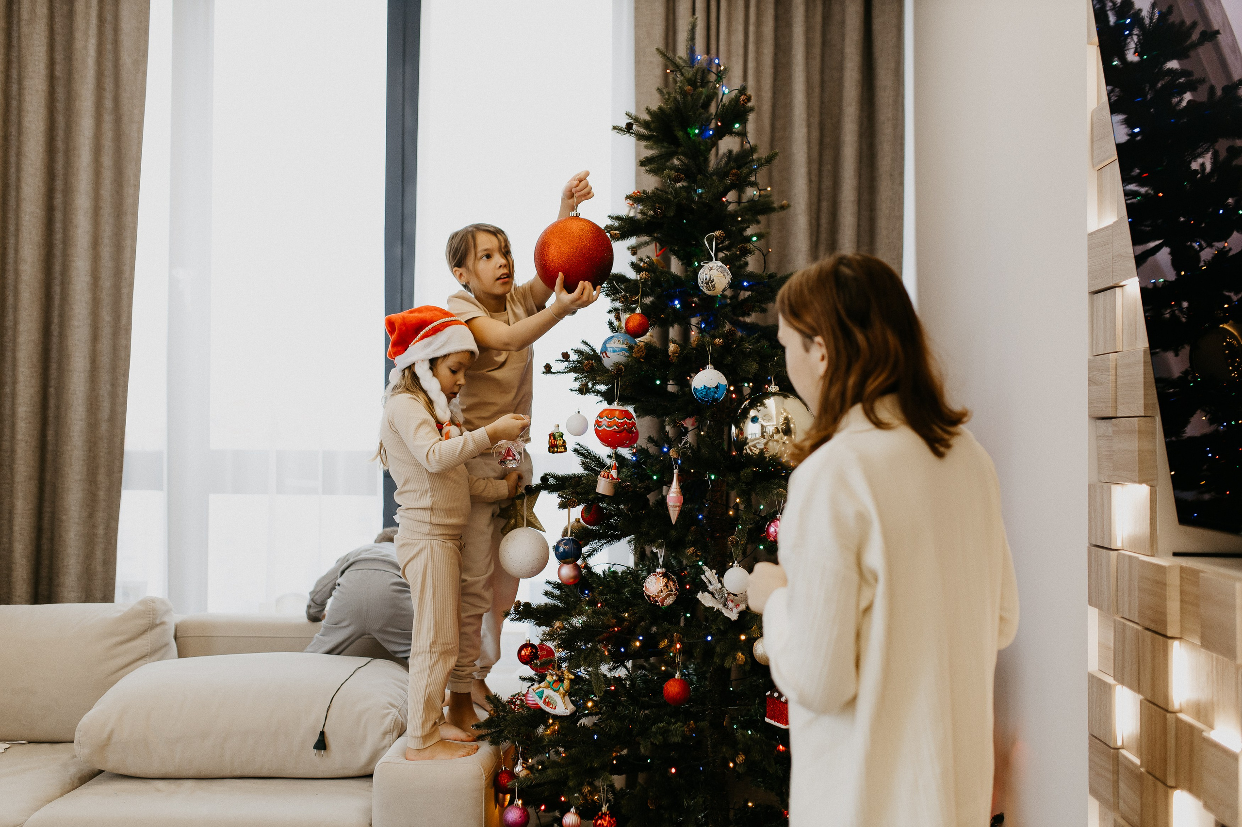 Домашняя предновогодняя история. Семейный фотограф Маша Тимофеева | Москва