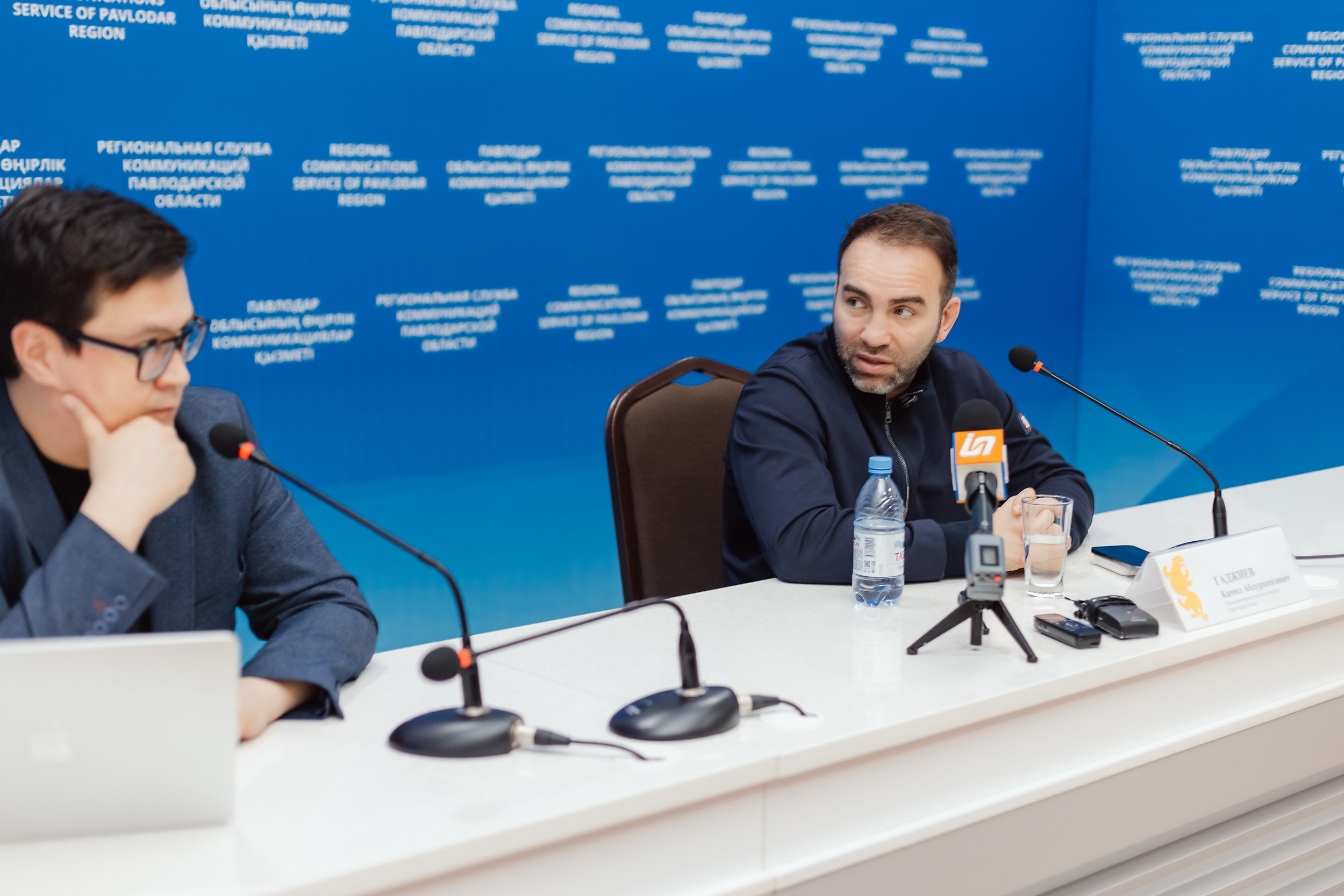 Пресс-конференция Камиля Гаджиева. Кипятком Павлодар