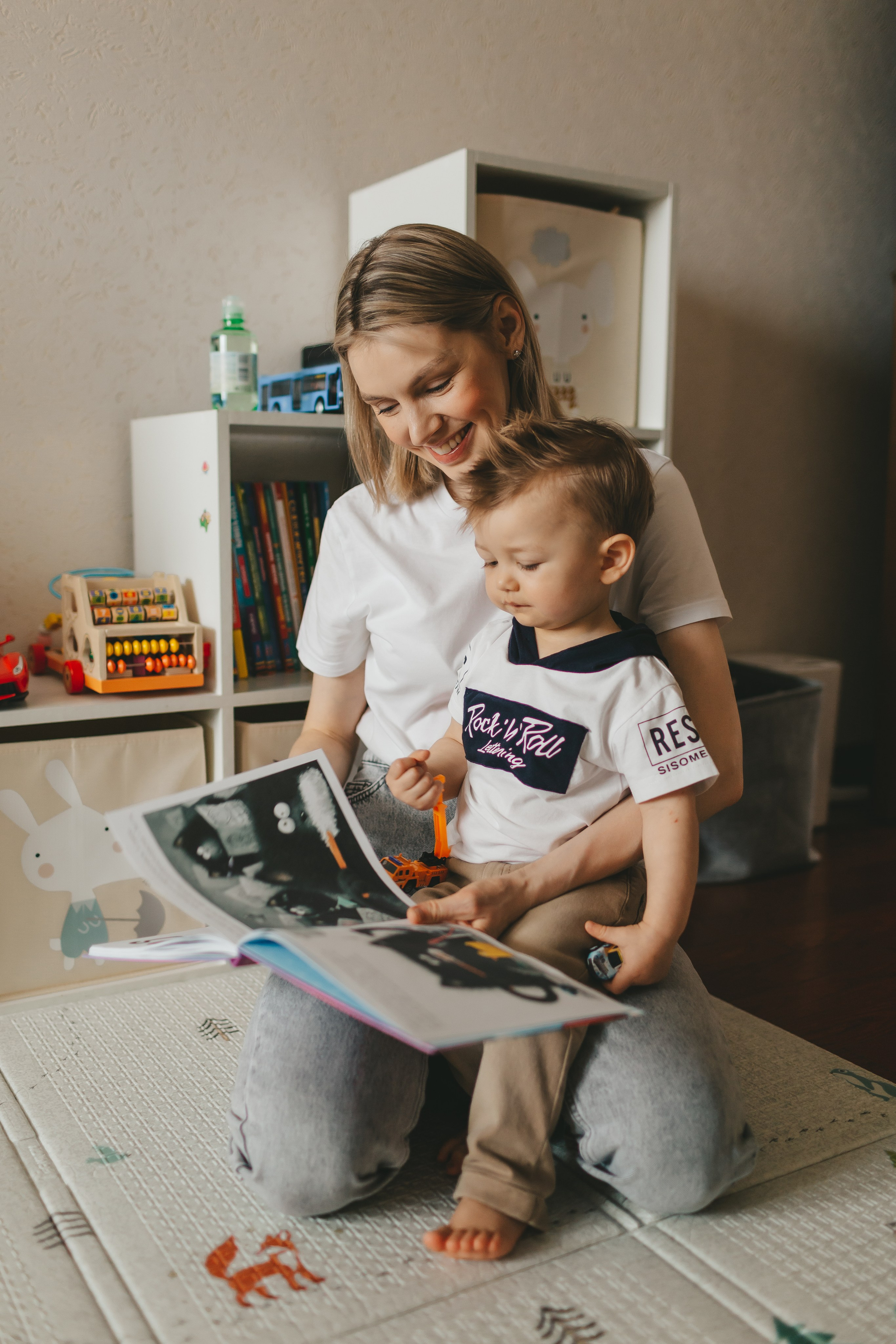 Костя, Таня и Лев (домашняя фотосессия). Семейный и детский фотограф и видеограф в Москве, Дрокина Наталья