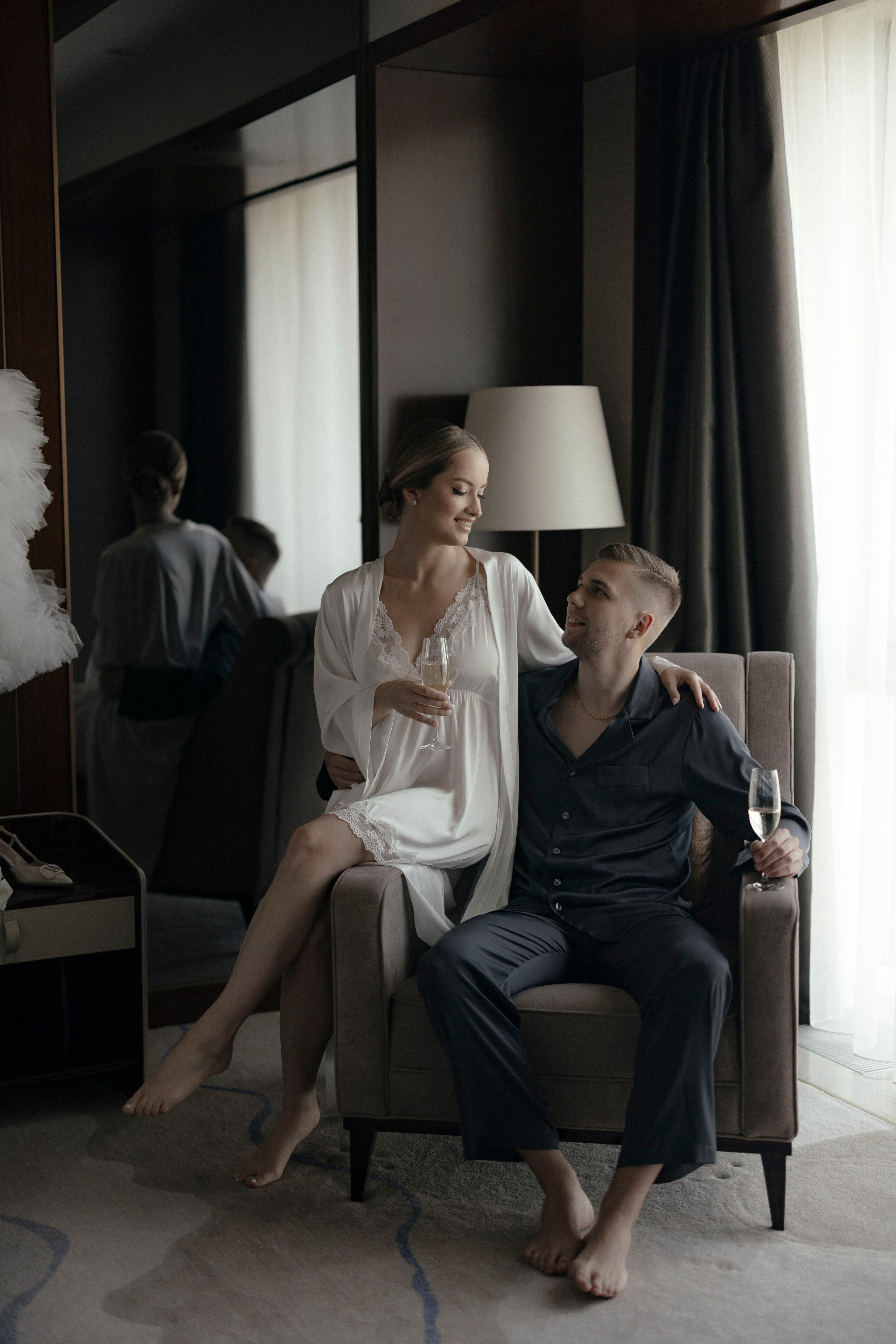 На закате. Свадебный фотограф в Москве