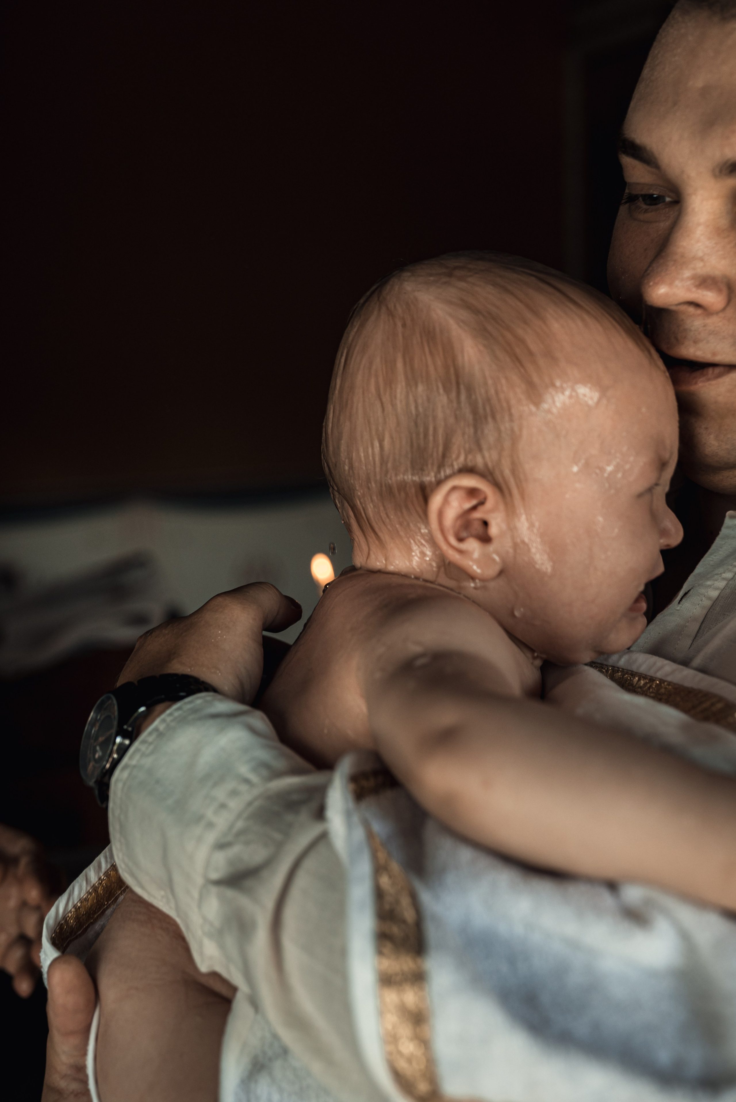 Крещение Александра. Семейный и детский фотограф Москва