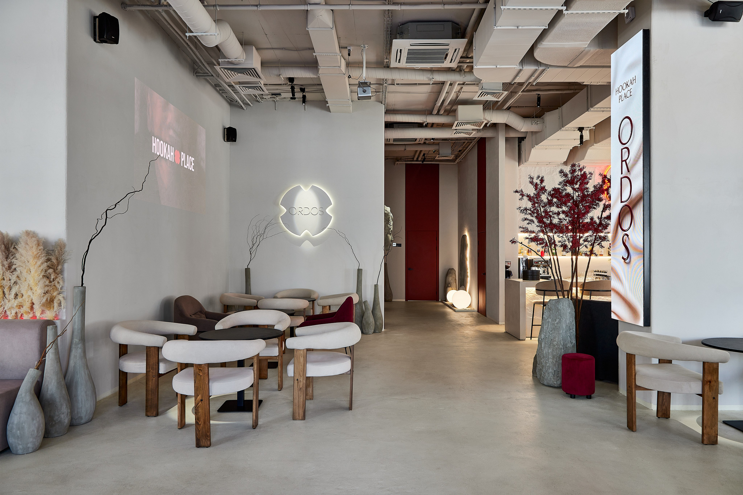 Реализованный проект кальянной HookahPlace Ordos дизайнера Людмилы Мудрик. Интерьерный фотограф Краснодар. Галина Ладыгина