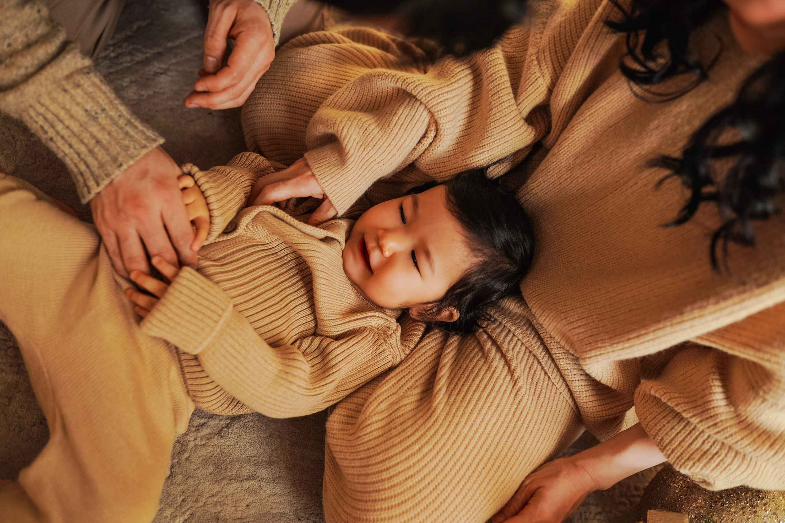 Новогодняя фотосессия Алексея, Татьяны, Софии. Семейный lifestyle фотограф Наталья Разгуляева в Москве