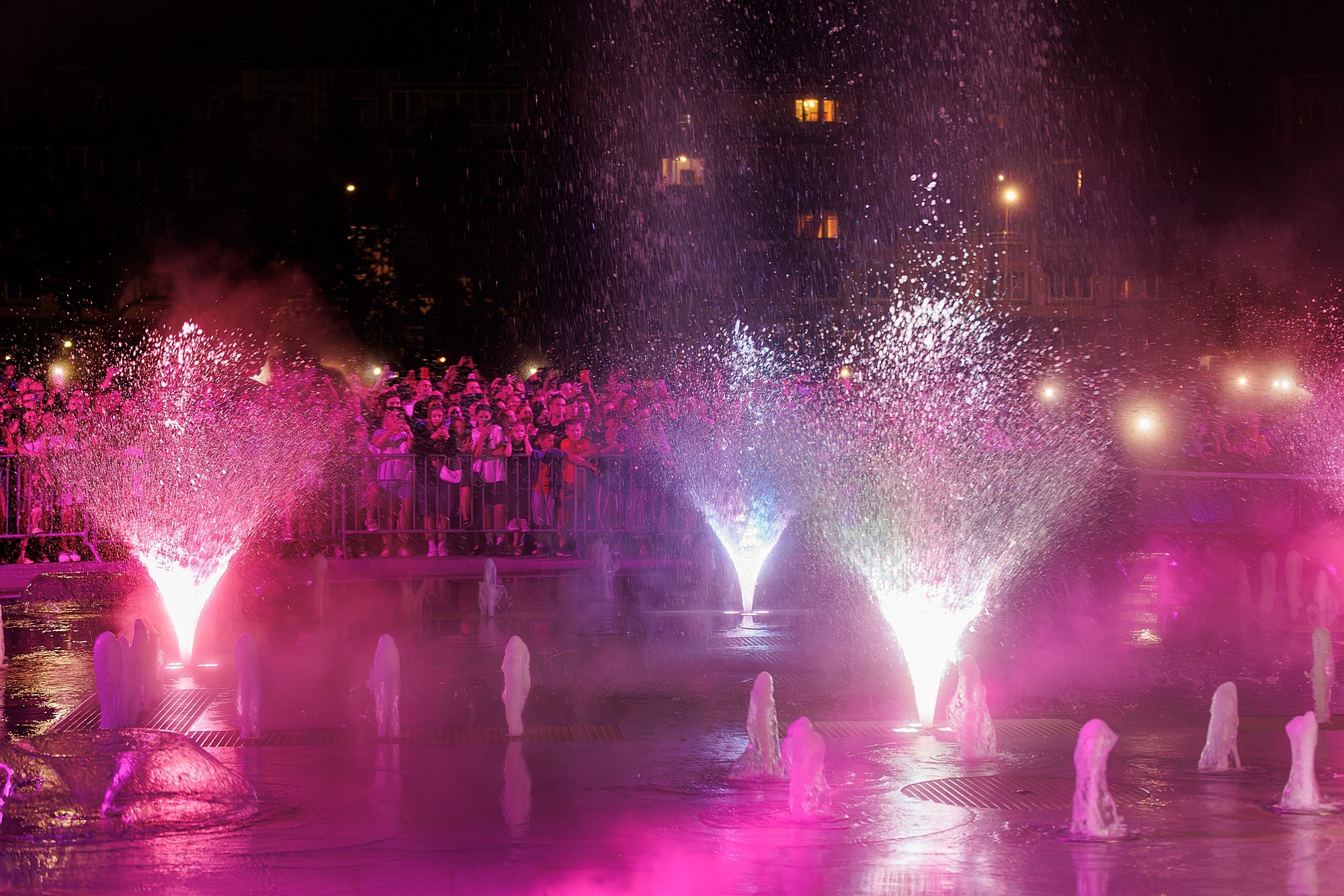 Открытие мультимедийного фонтана | СБЕР. Боченков Вадим | Фотограф в Пскове и Санкт-Петербурге