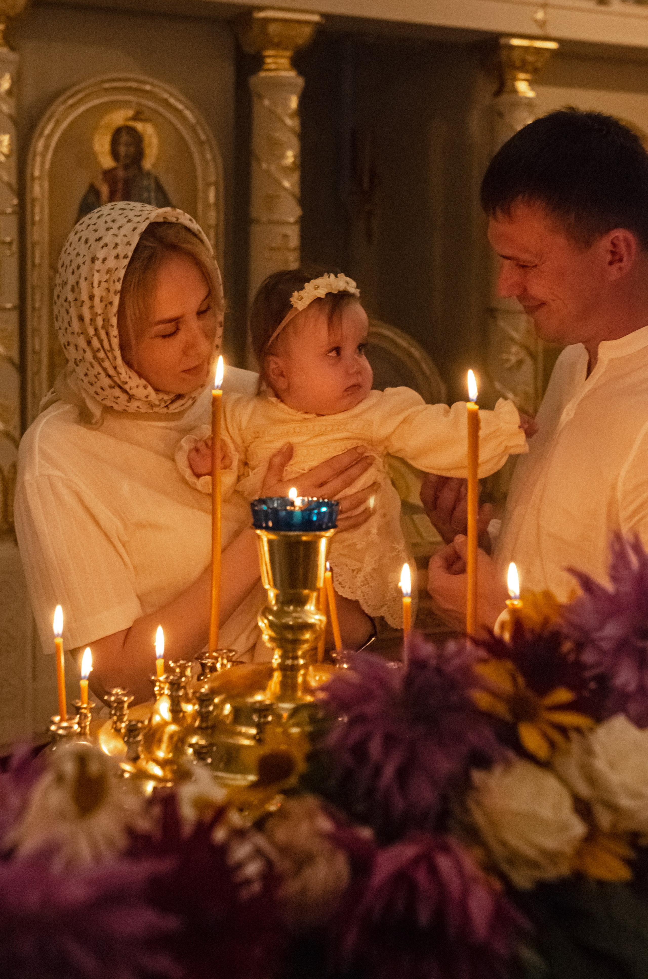 Таинство крещения Полины. Семейный фотограф в Барнауле Ирина Ястребова