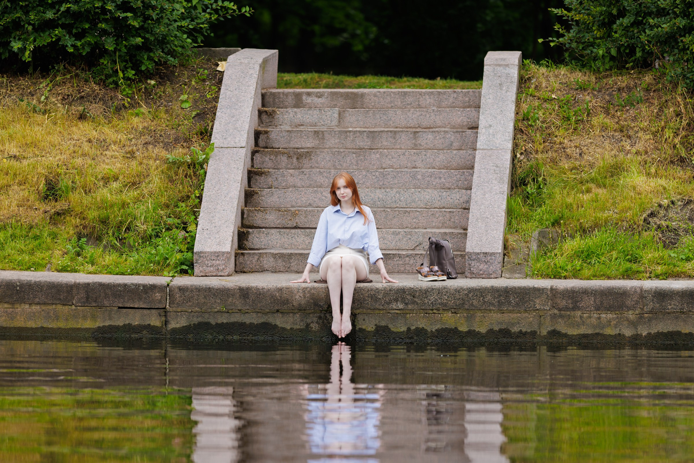 Маша Исаева. Петровский парк. Портретный фотограф в Санкт-Петербурге Александр Быстрицкий
