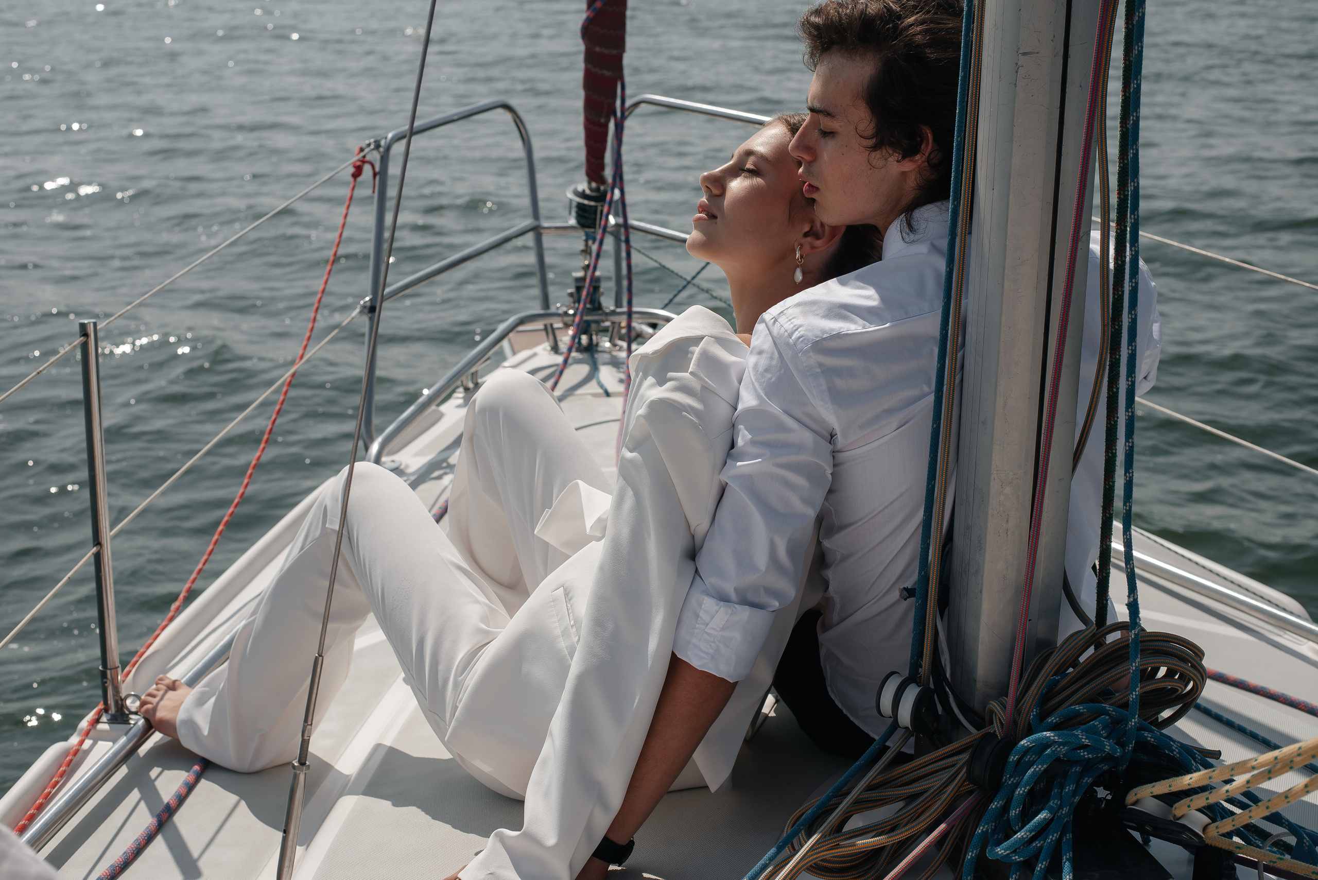 Фотосессия на яхте Калининград. Свадебный фотограф  Калининград | Москва|