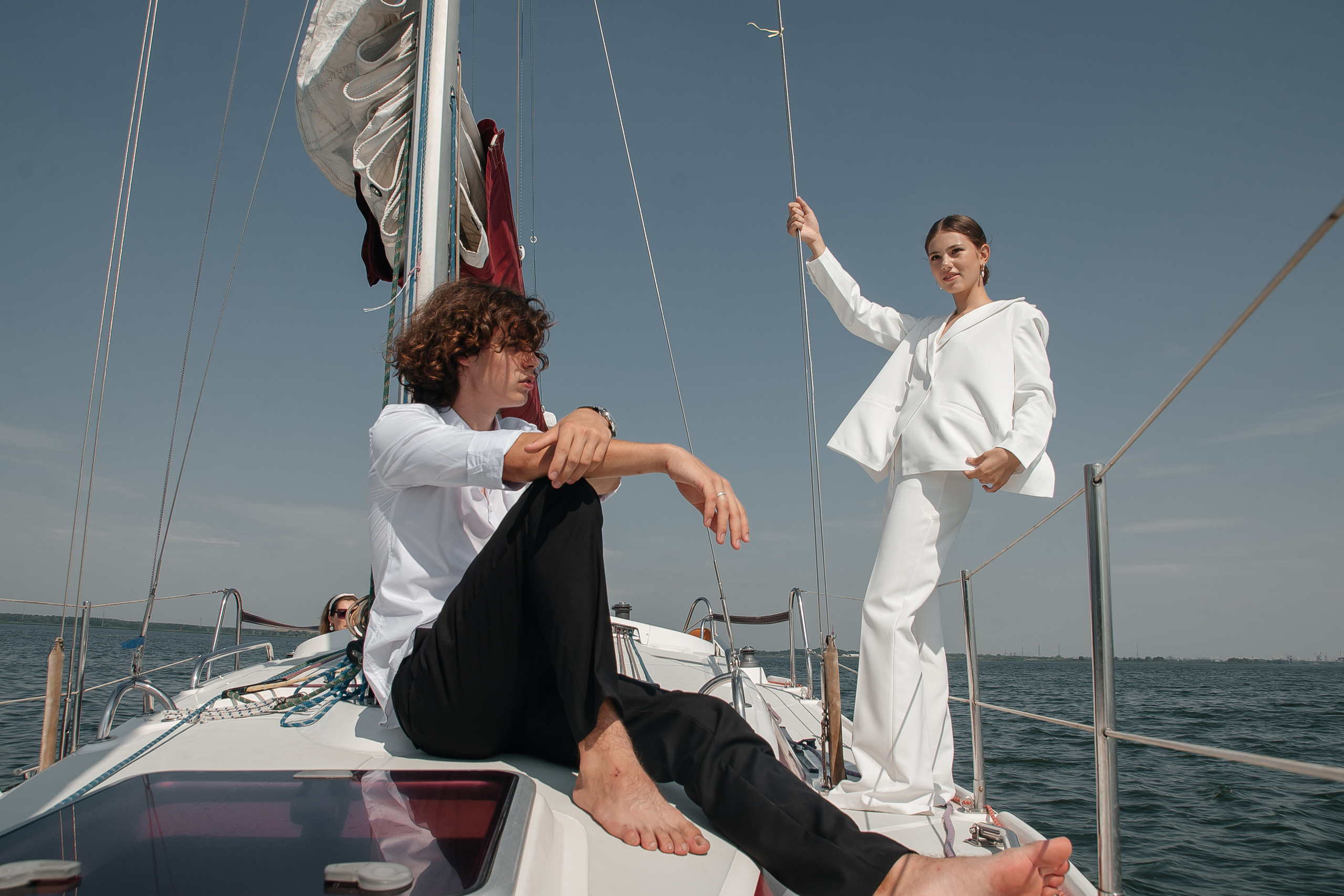 Фотосессия на яхте Калининград. Свадебный фотограф  Калининград | Москва|