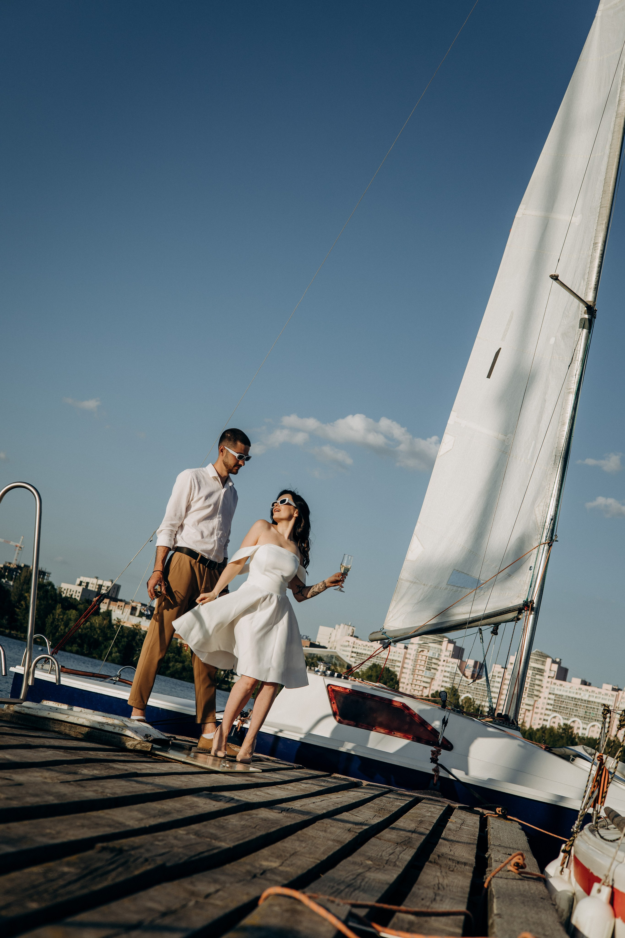 Катя, Максим, яхта. Портретный и семейный фотограф в Воронеже Ксения Ремизова