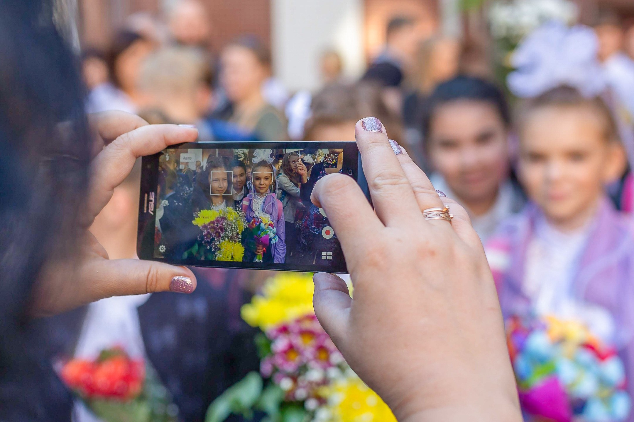 Линейка 1 сентября. Свадебный и Репортажный фотограф в Санкт-Петербурге