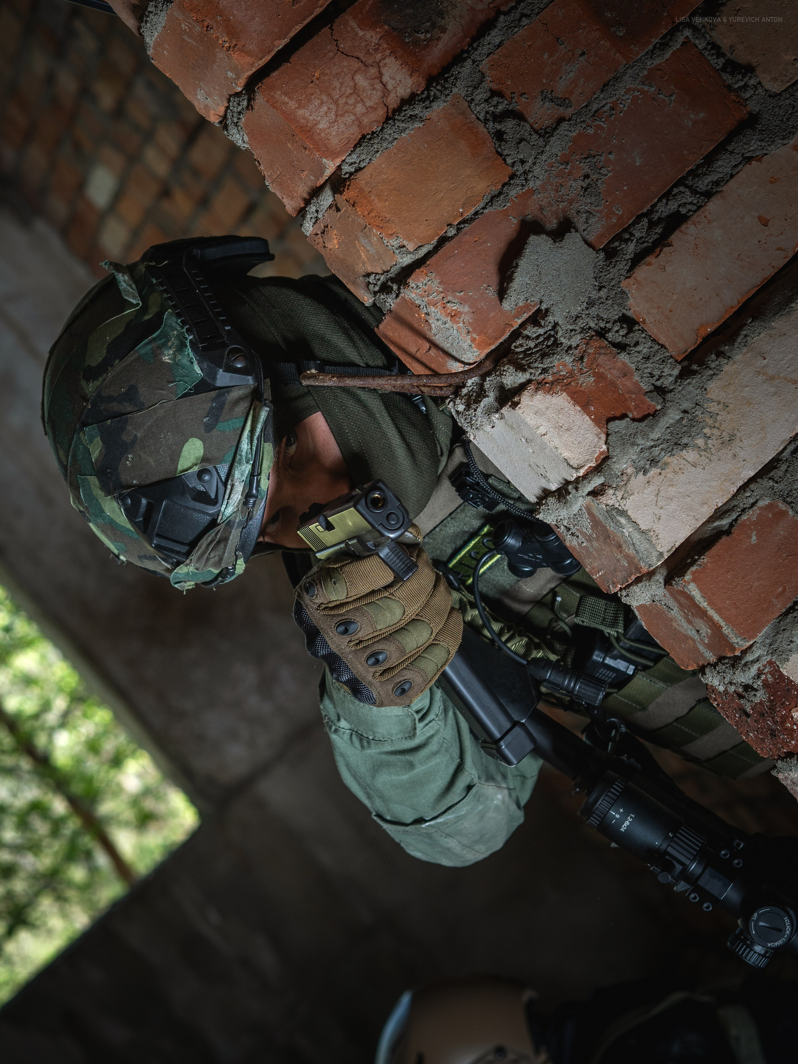 Милитари. Сайт портфолио двух профессиональных фотографов