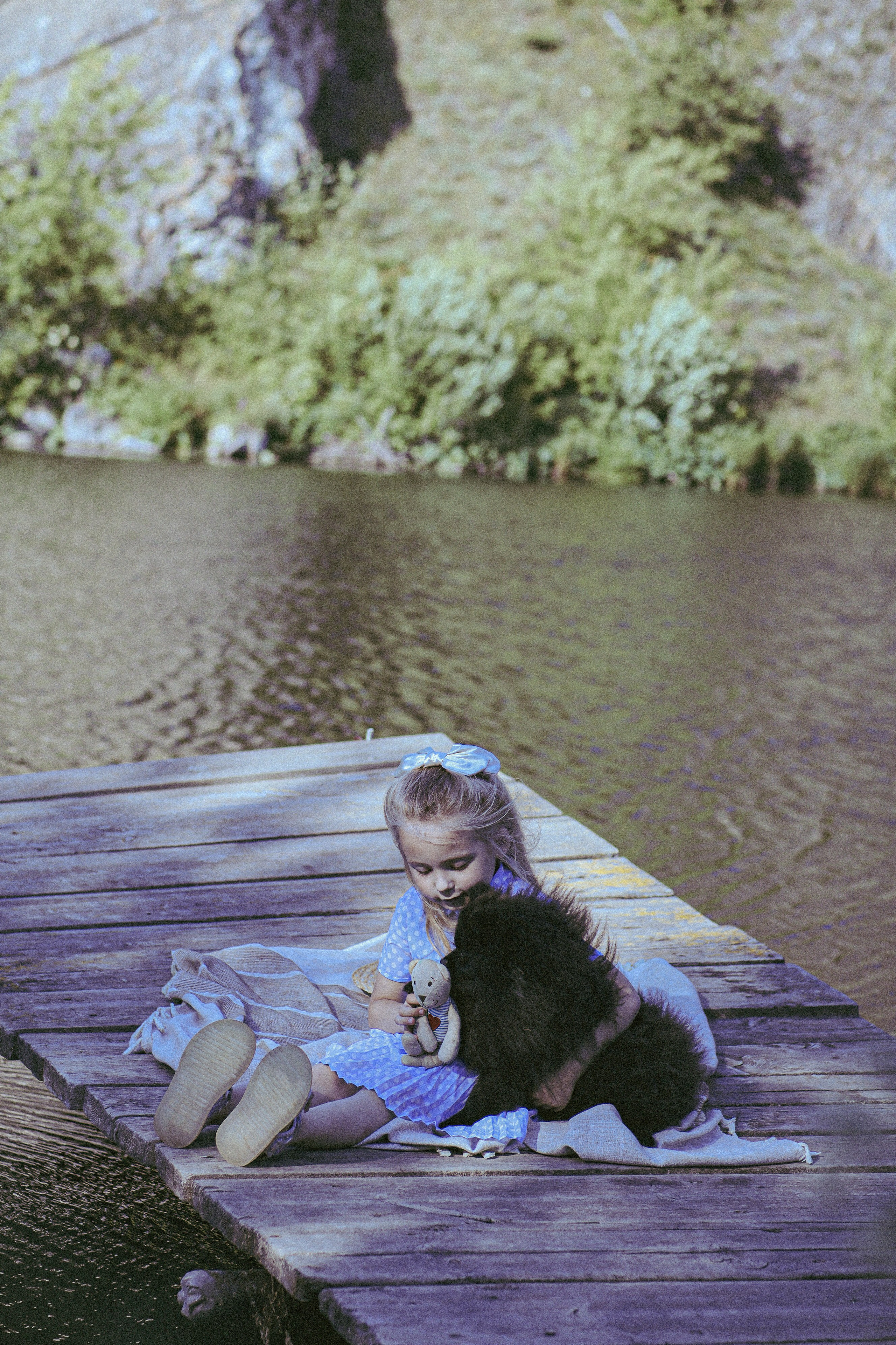 На плотике. София Мазаева