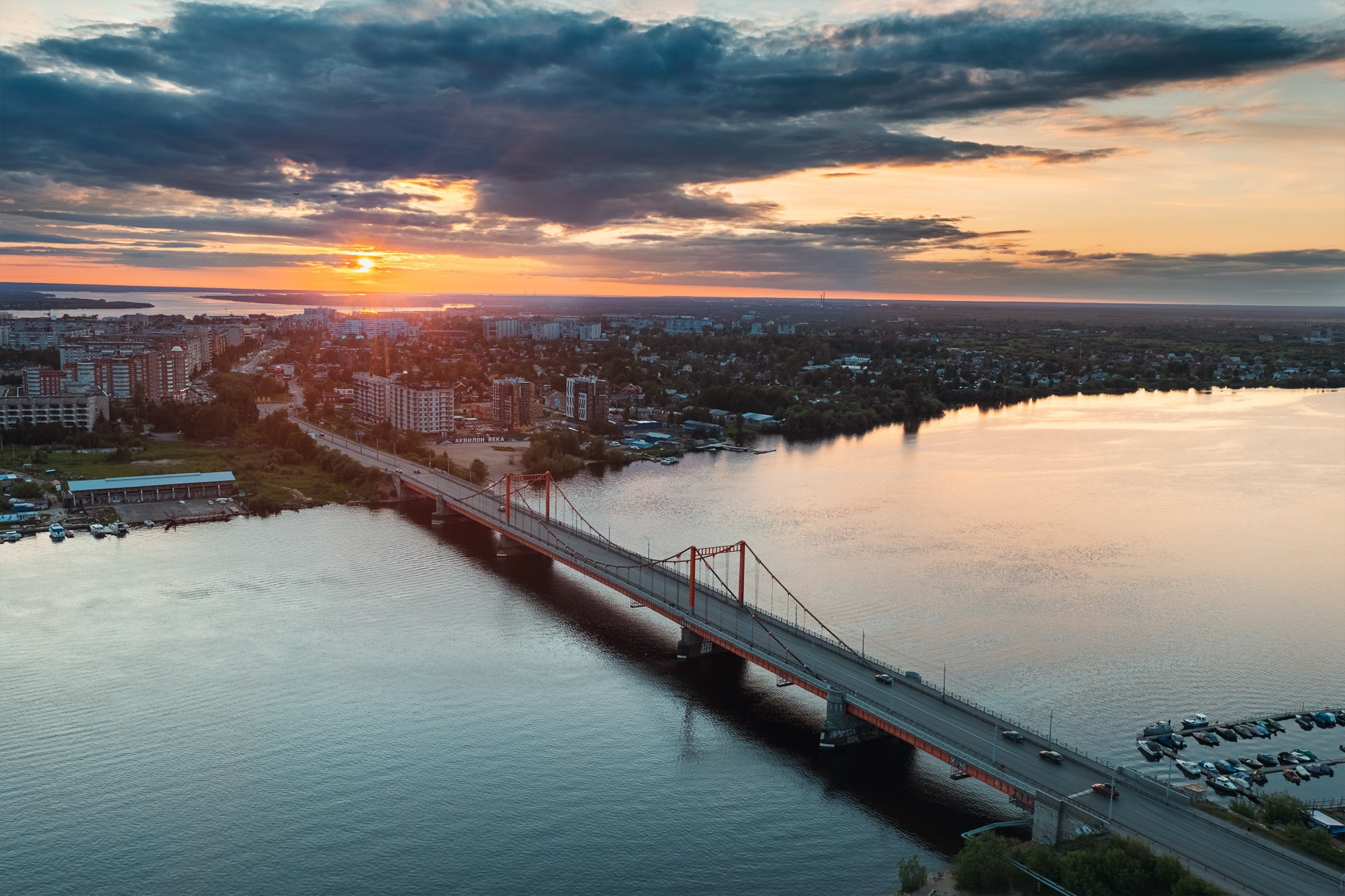 Город. Аэросъемка в Архангельске, Александр Ермолин