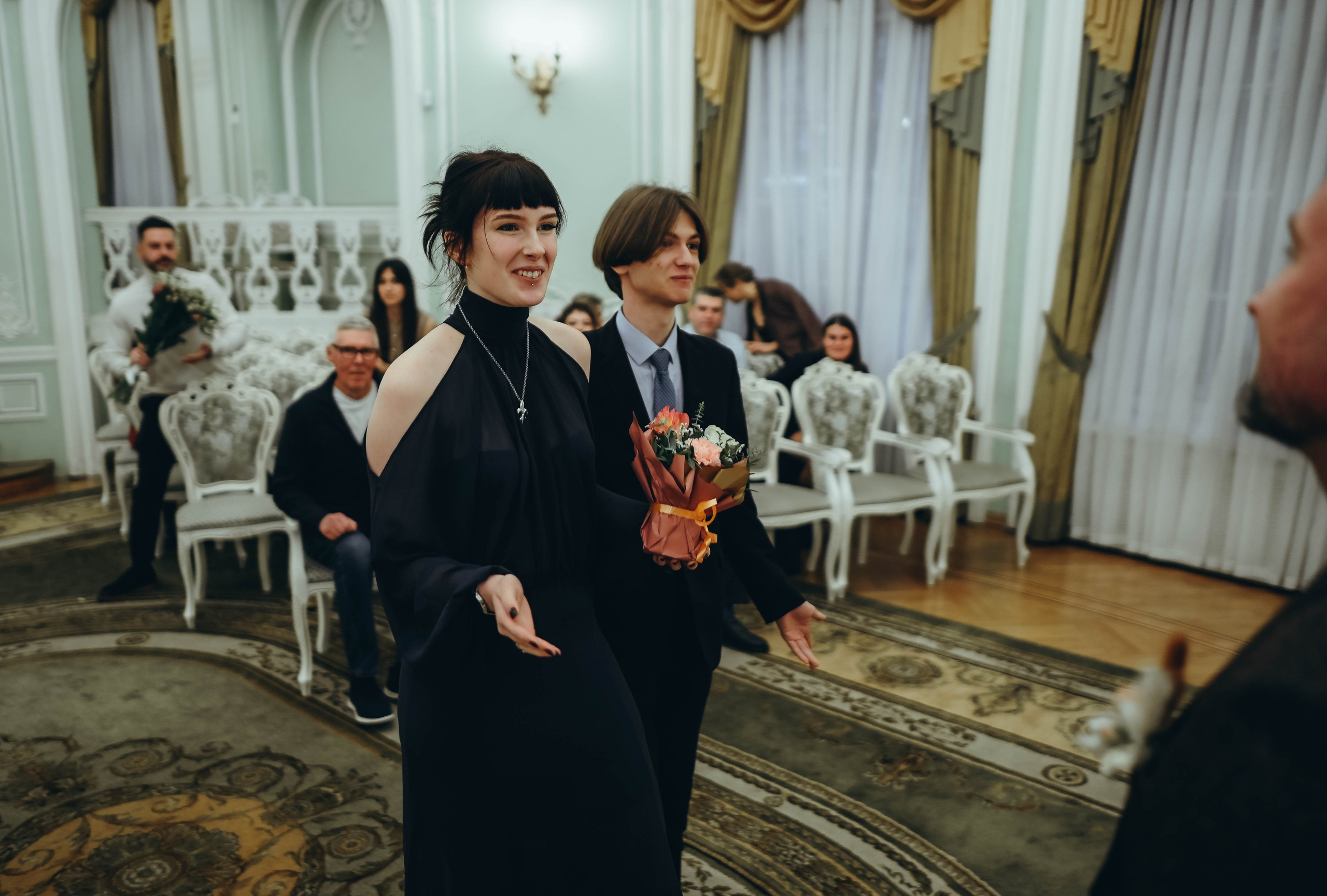 Свадебная прогулка. Ксения и Василий. Семейный и свадебный фотограф в Санкт-Петербурге Яна