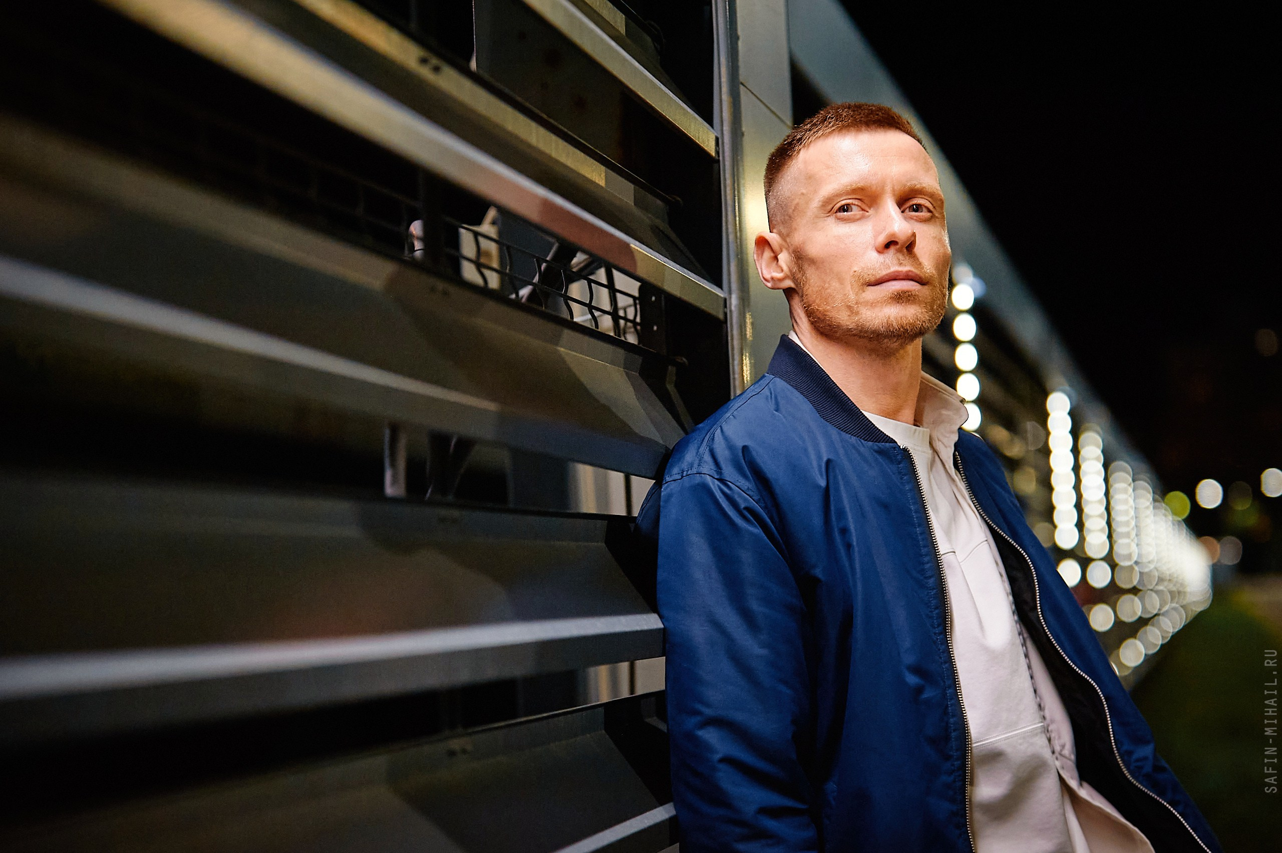 Мужская фотосессия, ночной Сургут