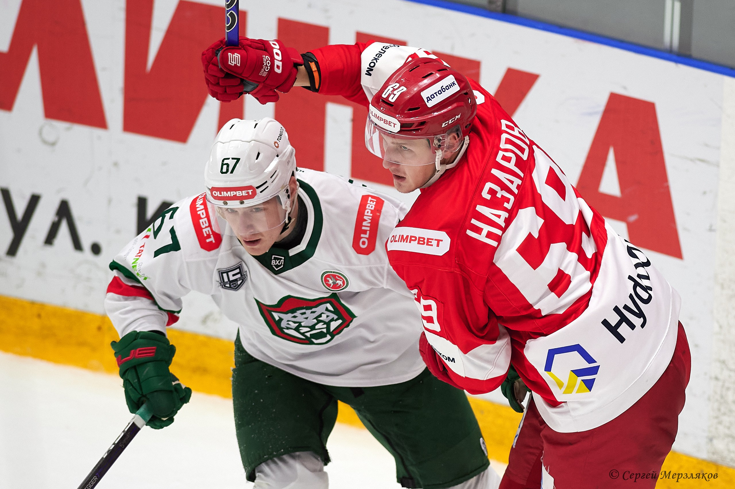 Хоккей. OLIMPBET Чемпионат России — ВХЛ Ижсталь — Барс. Спортивный репортажный фотограф в Ижевске Сергей Мерзляков