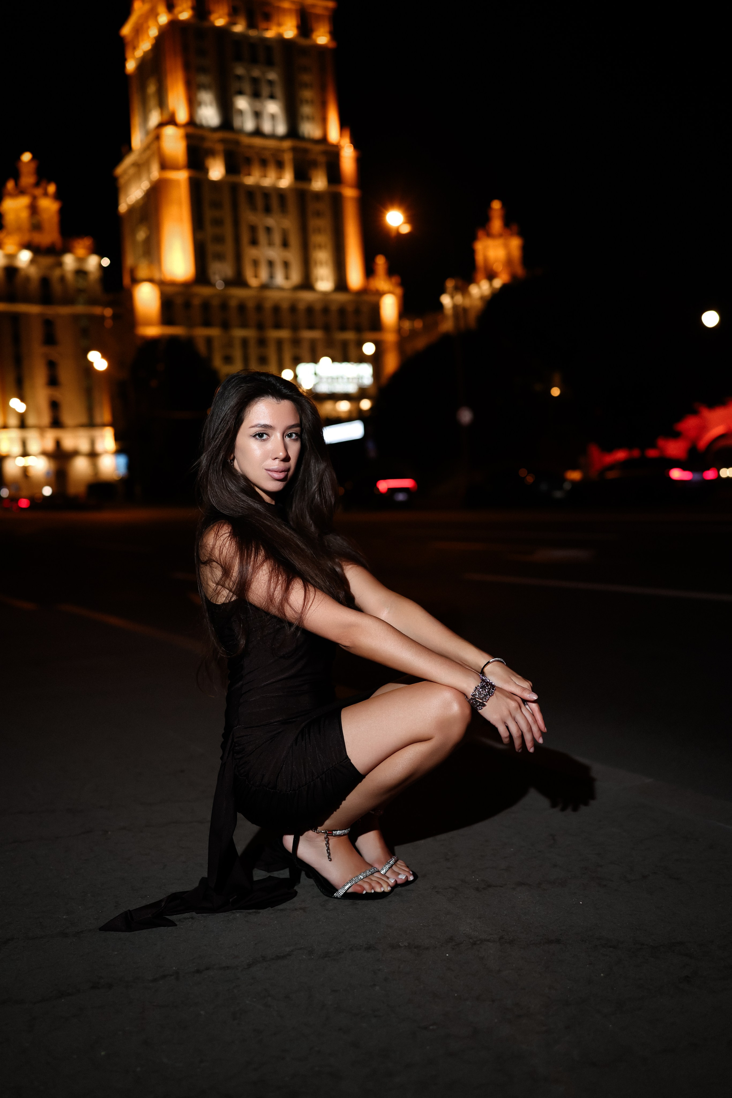 Прогулка по ночной Москве. Свадебный фотограф в Москве Людмила Яковлева