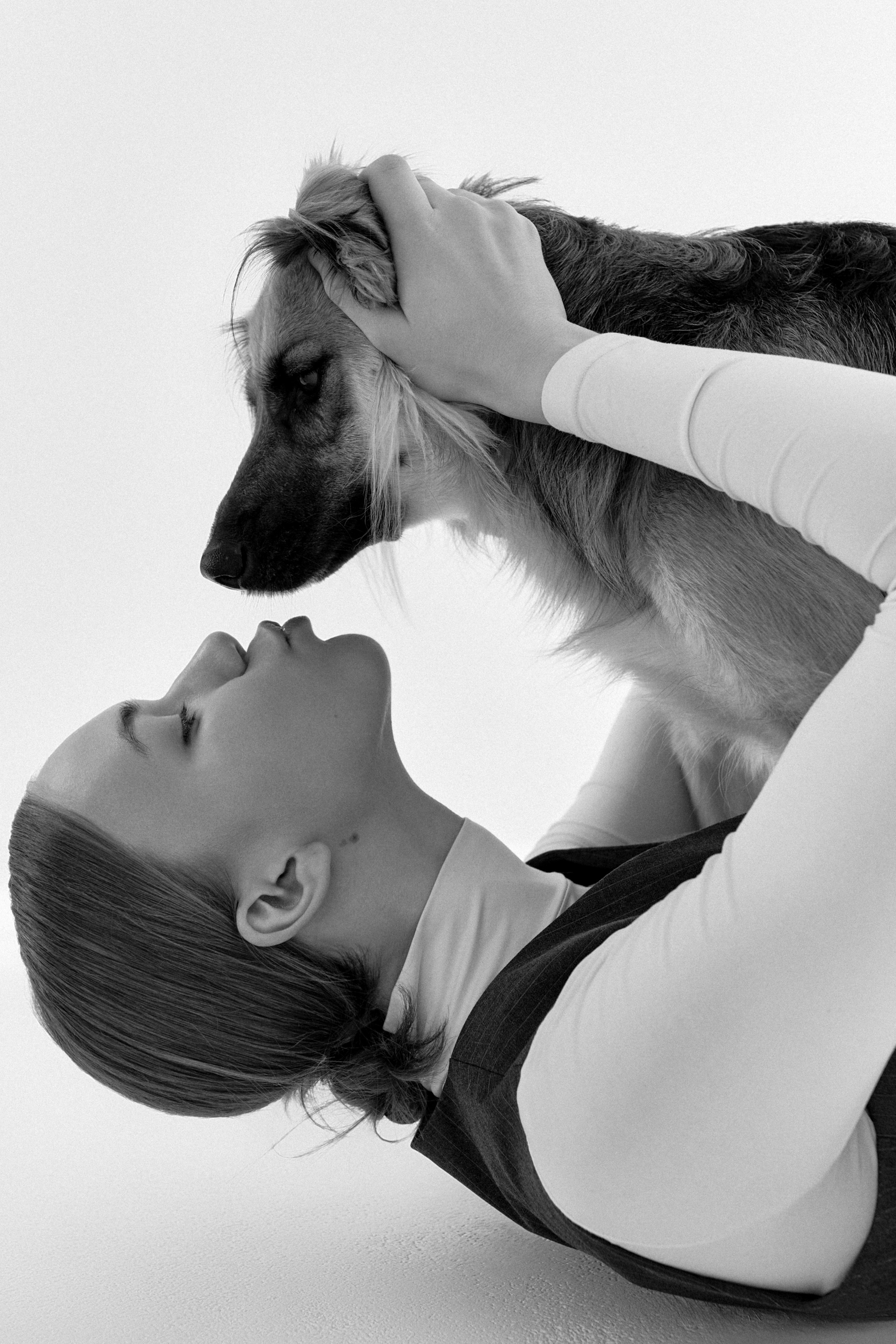 Фотосессия с собакой. Сестры Карабаза. Фотографы и ретушеры в Москве и Санкт-Петербурге