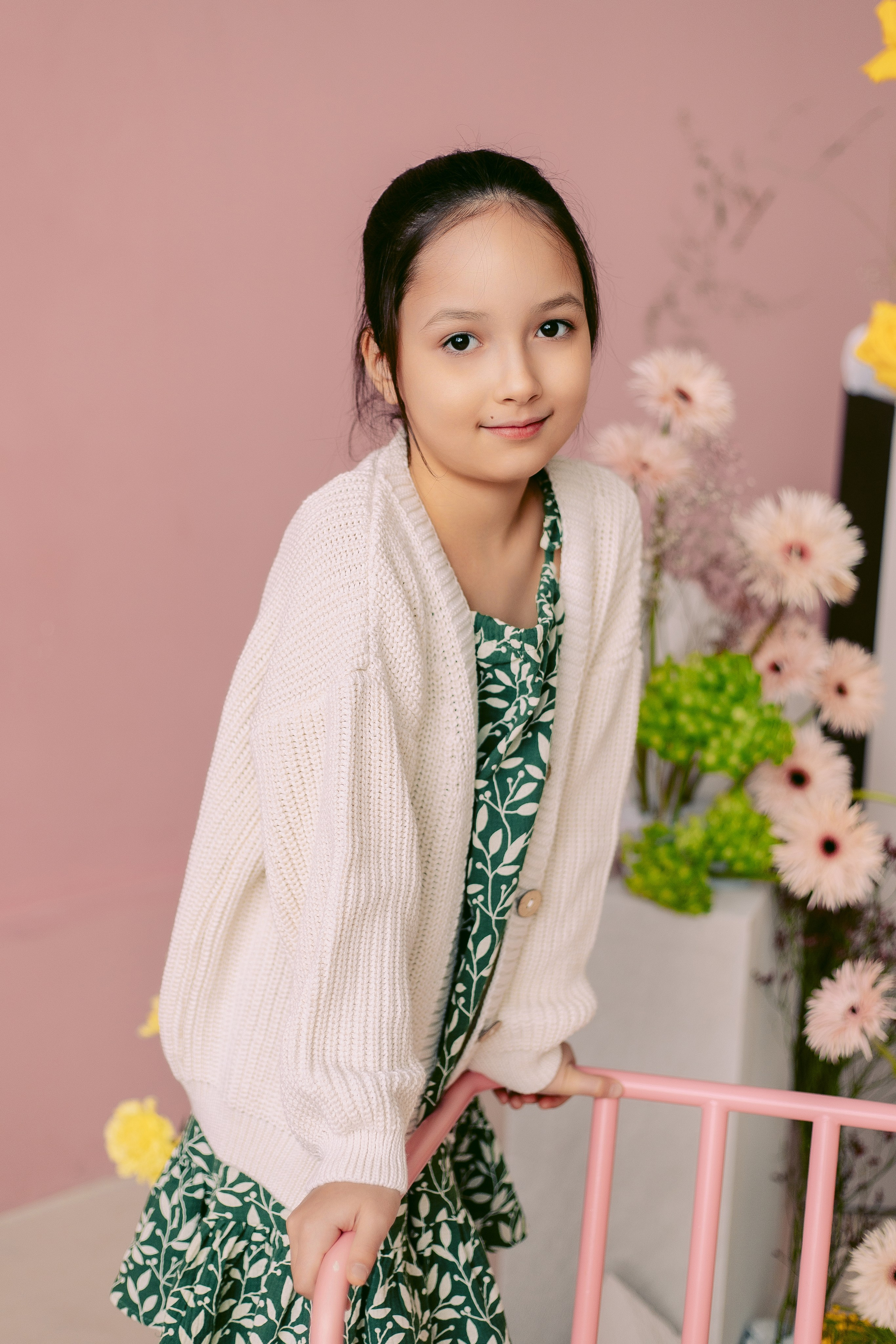 Цветочная фотосессия в фотостудии. Семейная фотосессия. Фотограф в Санкт-Петербурге, Анна Скворцова