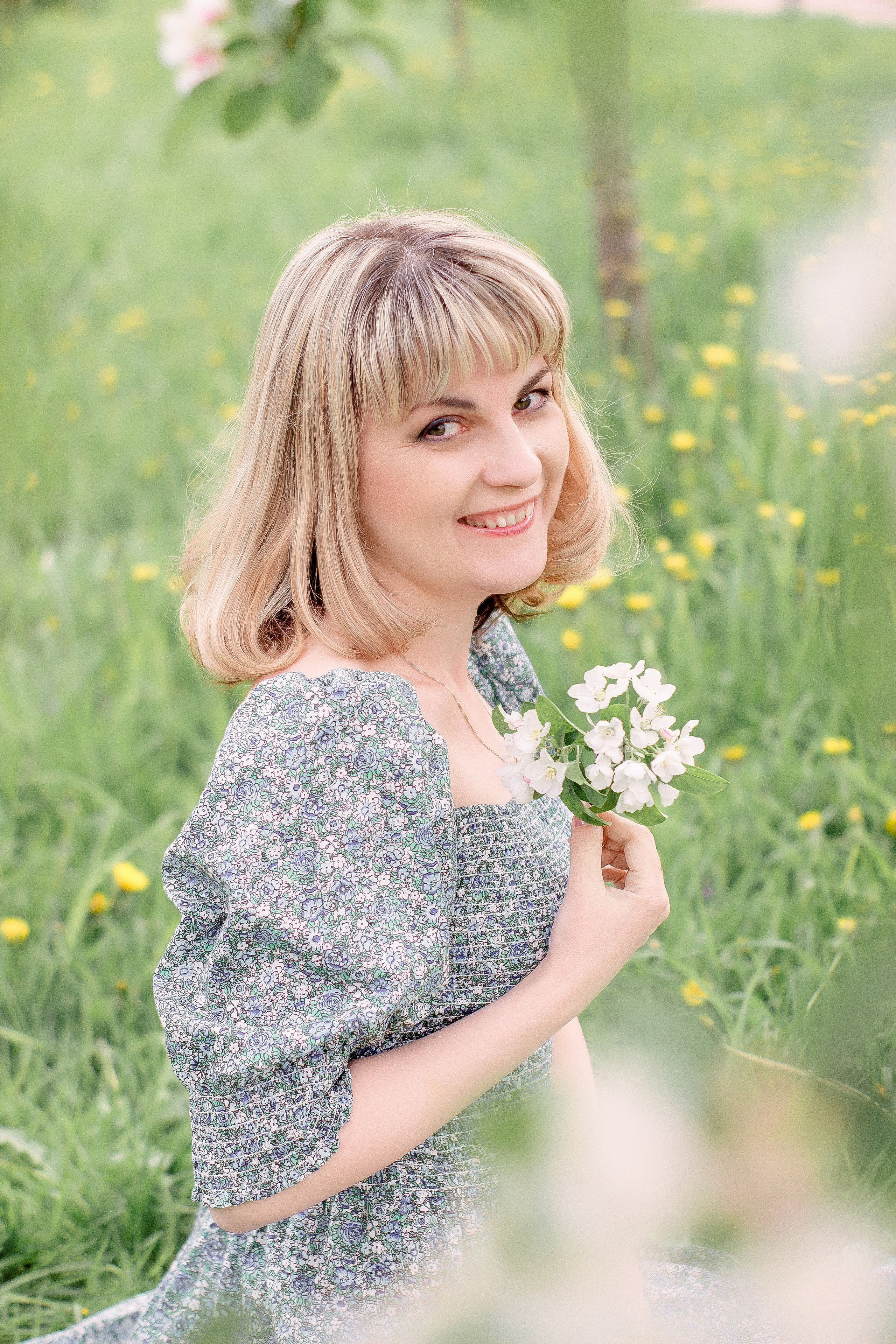 Фотосессия в цветущем саду Спб. Фотограф в Санкт-Петербурге, Анна Скворцова
