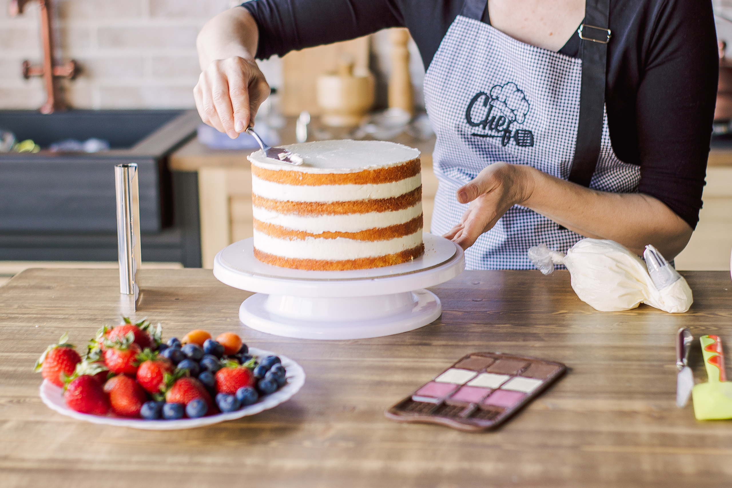 Фотосессия для мастера кондитера в фотостудии. Фотограф в Санкт-Петербурге, Анна Скворцова
