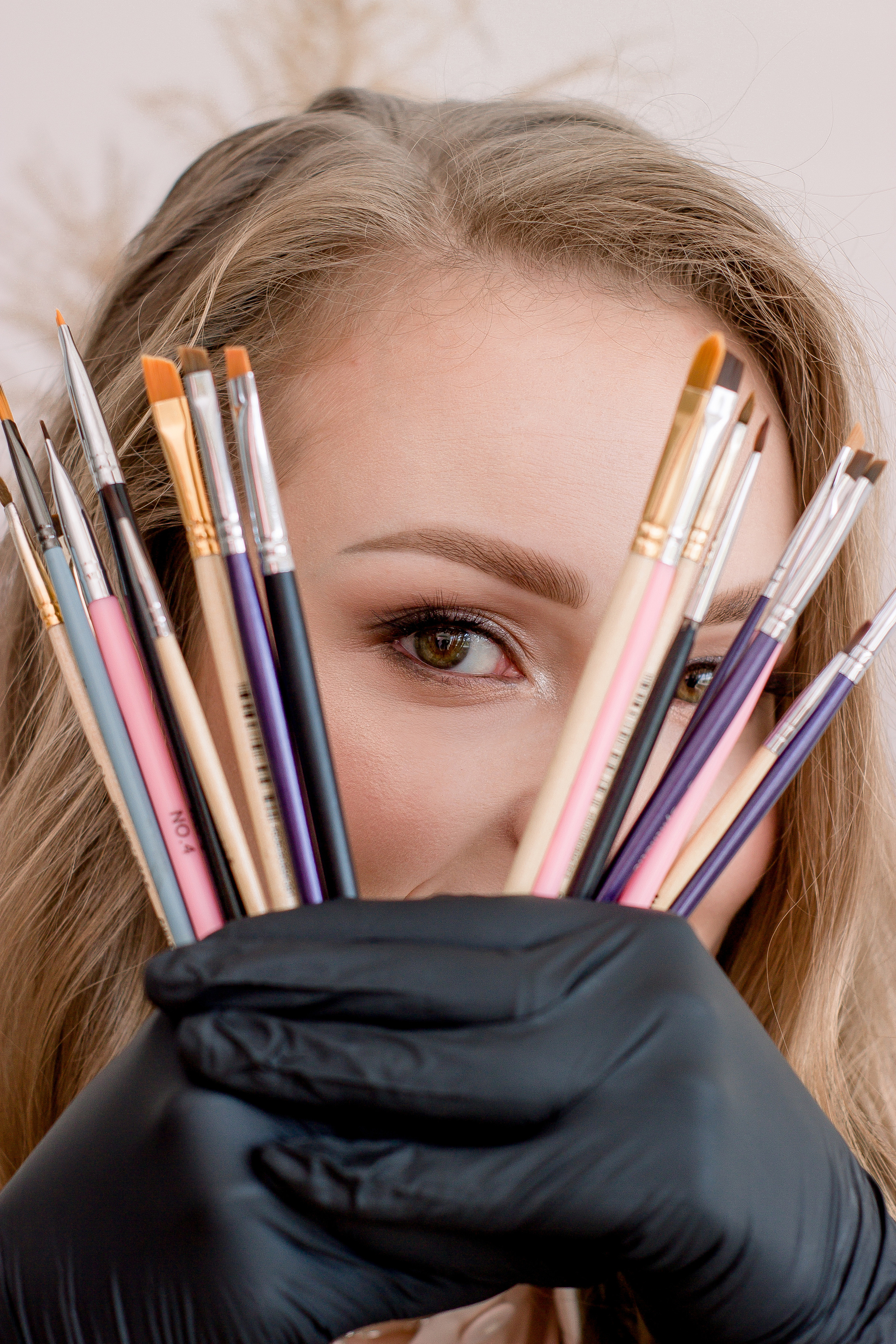 Фотосессия для мастера бровиста в фотостудии. Фотограф в Санкт-Петербурге, Анна Скворцова