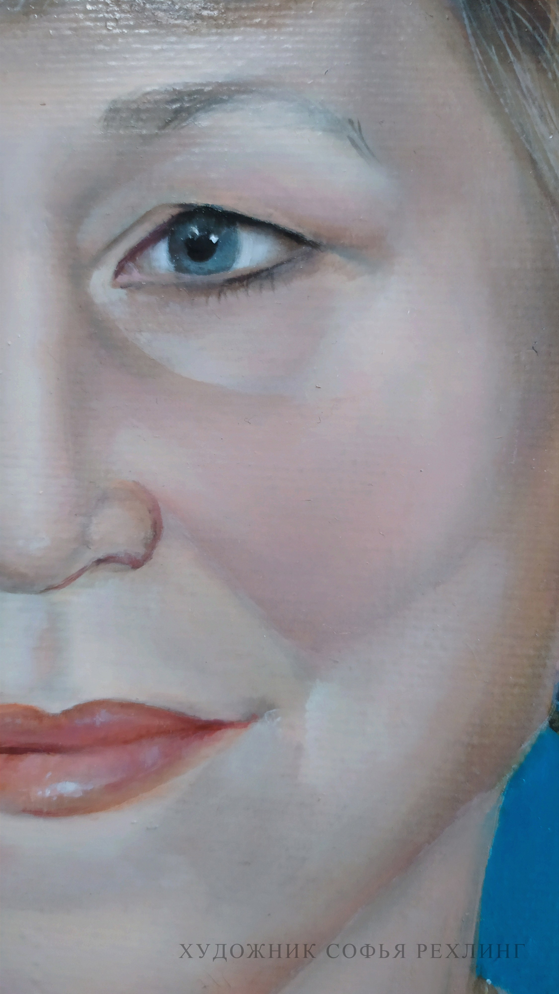 Женский портрет маслом