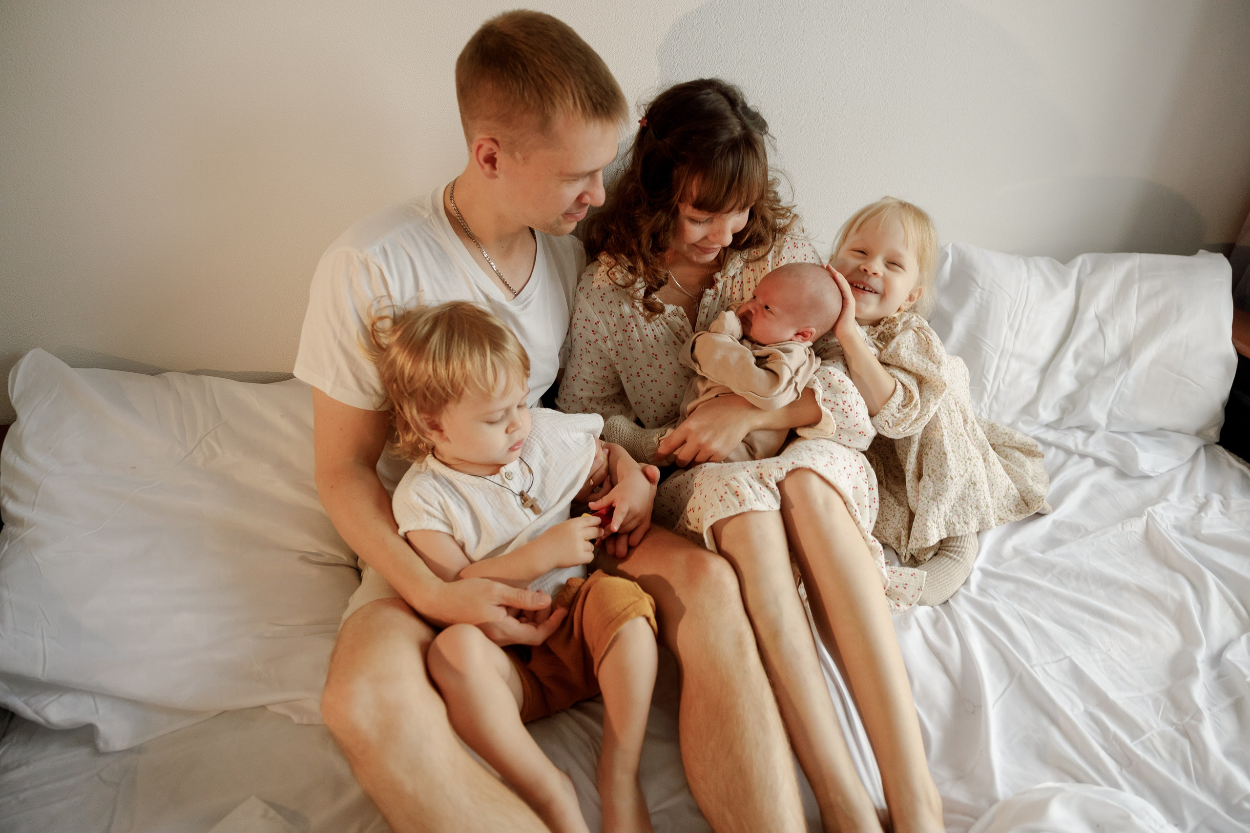 Домашняя семейная съёмка. Фотограф Москва