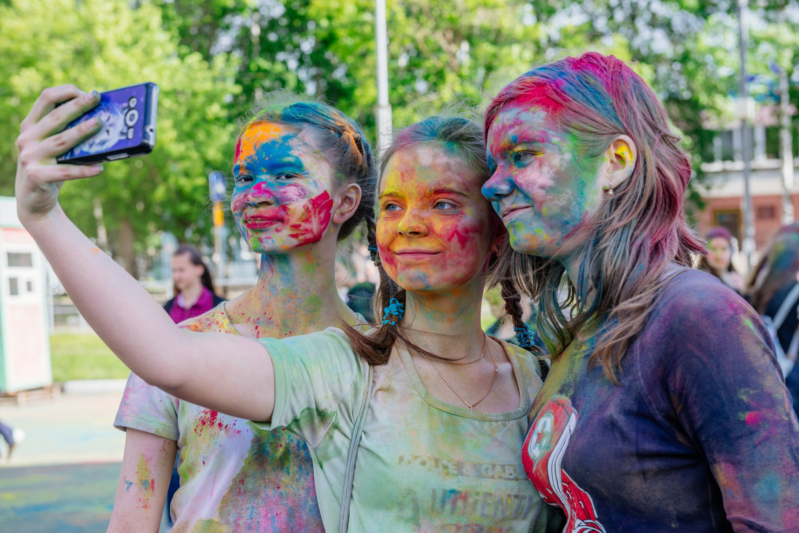 Фестиваль красок Holi. Москва, МО. Фотограф LANA STIL. Семейный, репортажный фотограф, студия. Женский, мужской портрет. Фотографирую территориально в г. Королев, Москва, МО