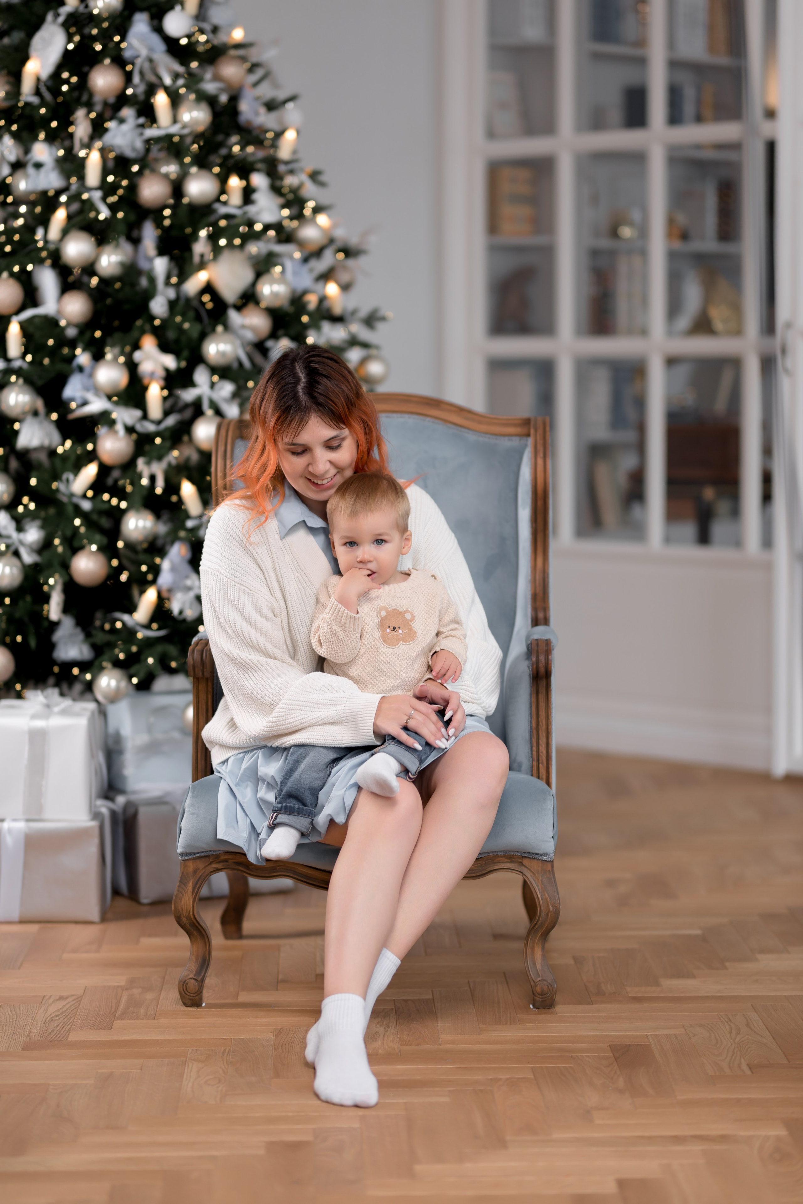 Новогодняя фотосессия Юлия и Саша. Портретный фотограф в г. Москва Солнцево Яковлева Анастасия